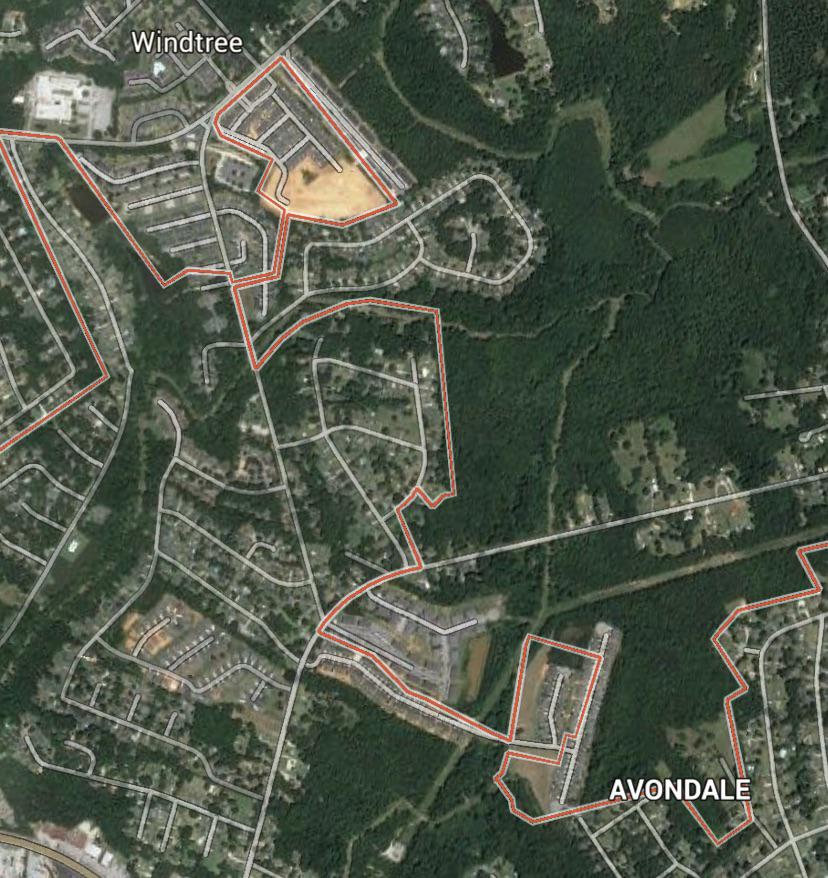 The city line cuts my neighborhood (Avondale) in half. People across