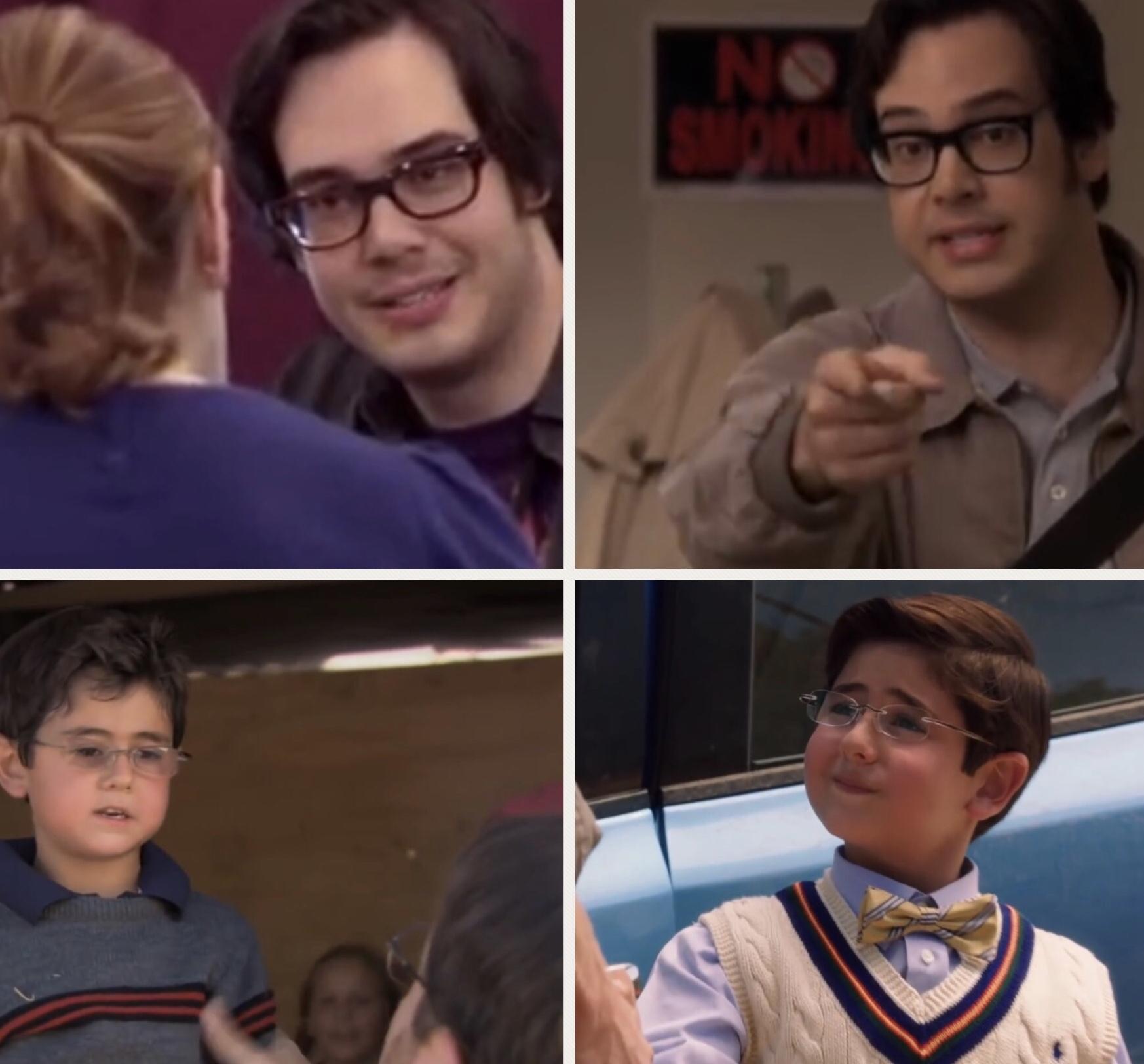 In case you didn’t notice...Job fair art school guy is Nick the nerd