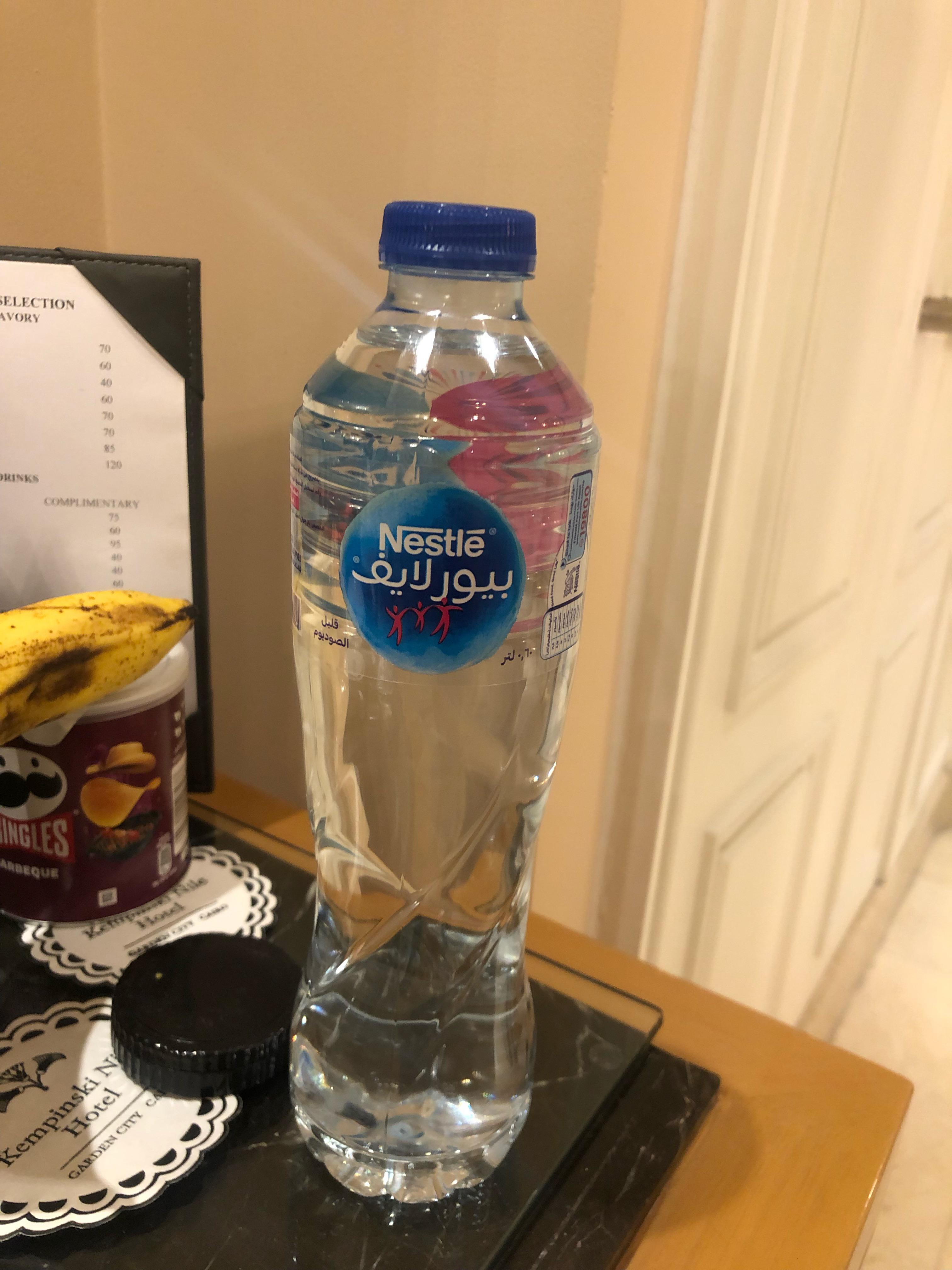 Staying in Egypt right now, this is the only water they got at the