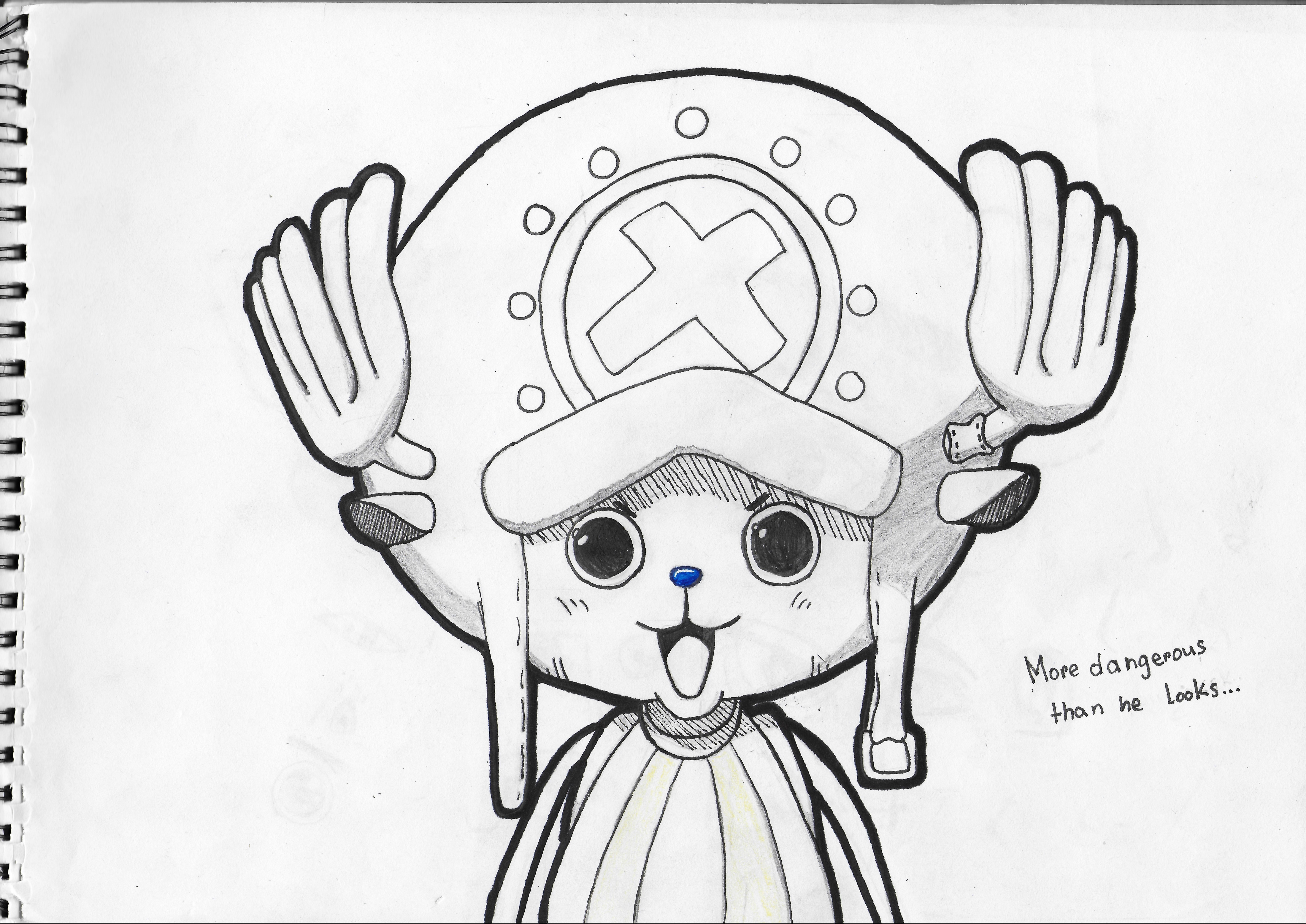 My Drawing of Tony Tony Chopper PostTime Skip r/OnePiece