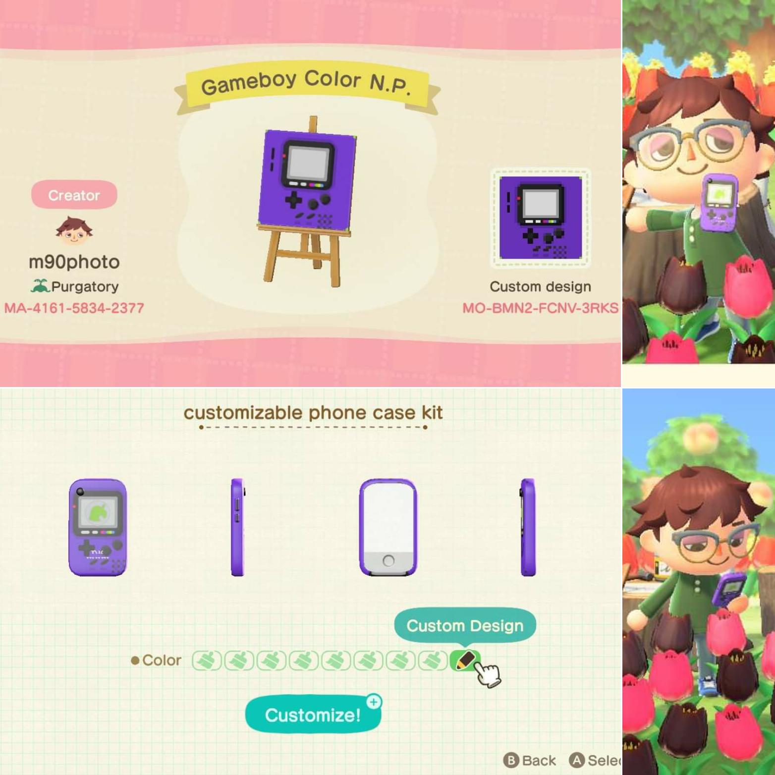 After a request, I made a Gameboy Color Nook Phone Case! r/AnimalCrossing
