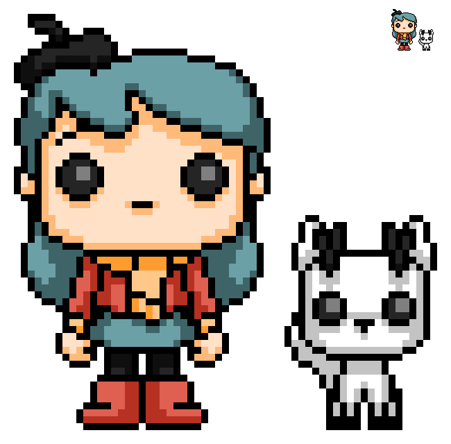 Hilda POP! (Pixel art.) funkopop