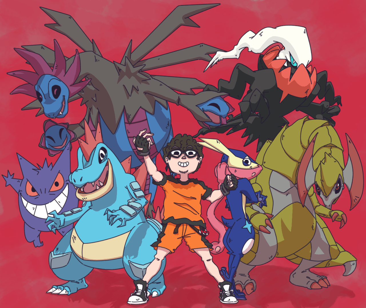 My little brother's team r/pokemon
