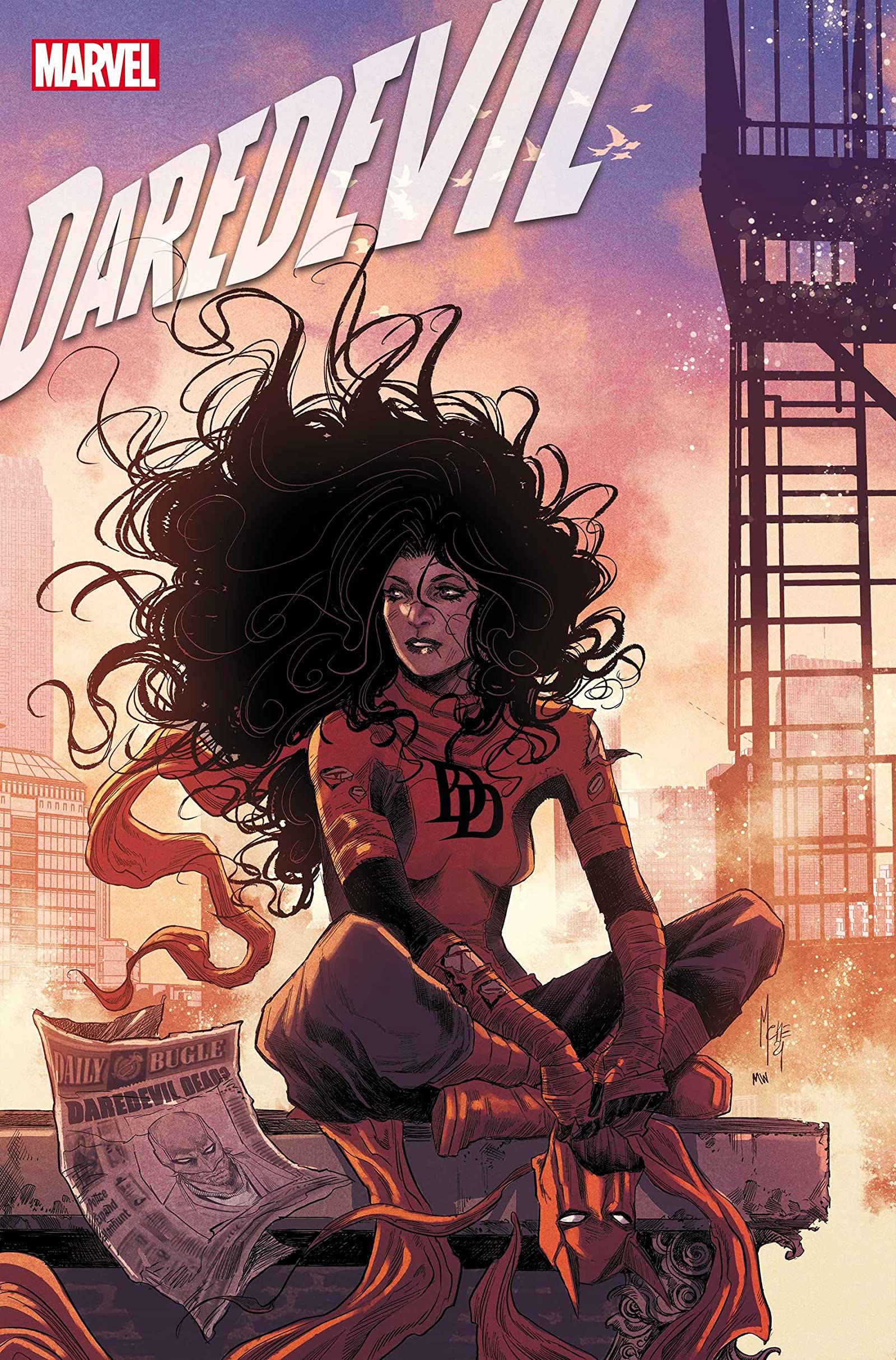 I can't get over how good Elektra's Daredevil outfit is (Daredevil 30