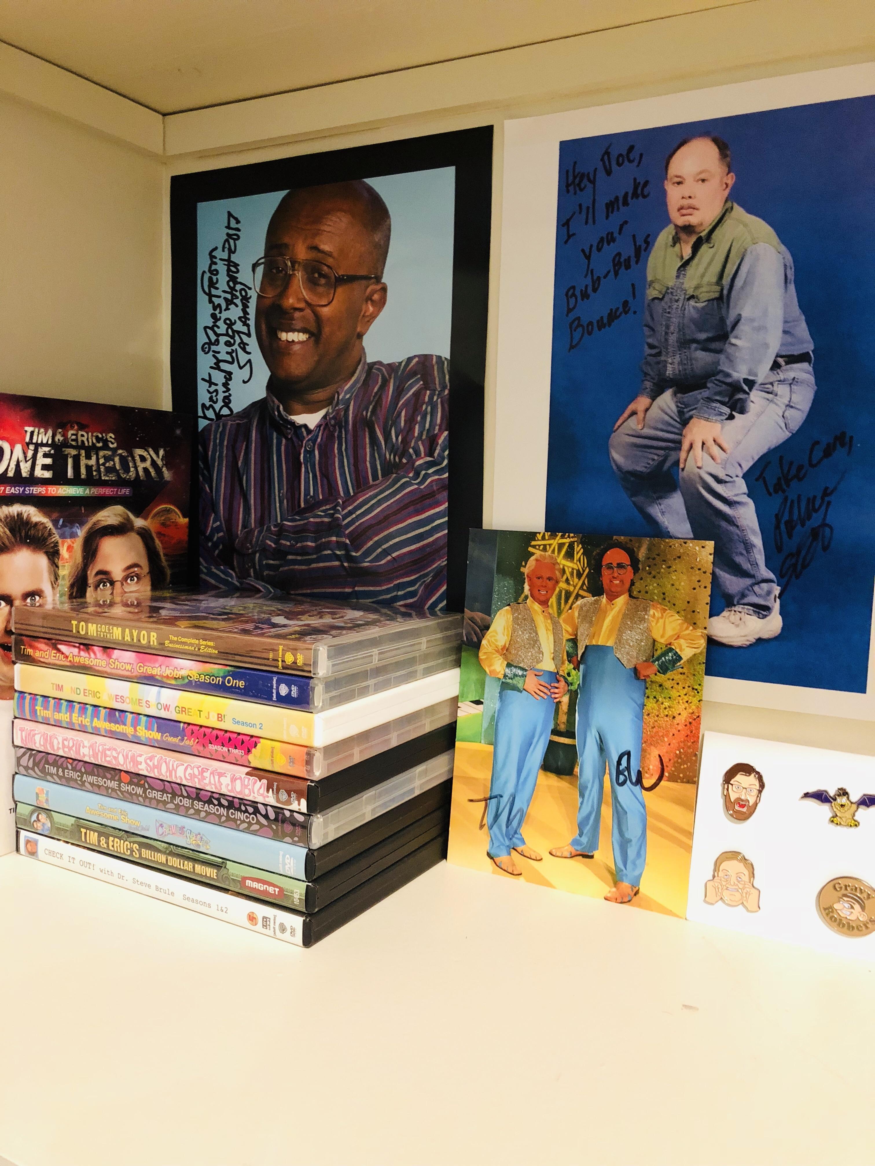 The Palmer Scott 8x10 greatly enhanced my Tim & Eric display in my man