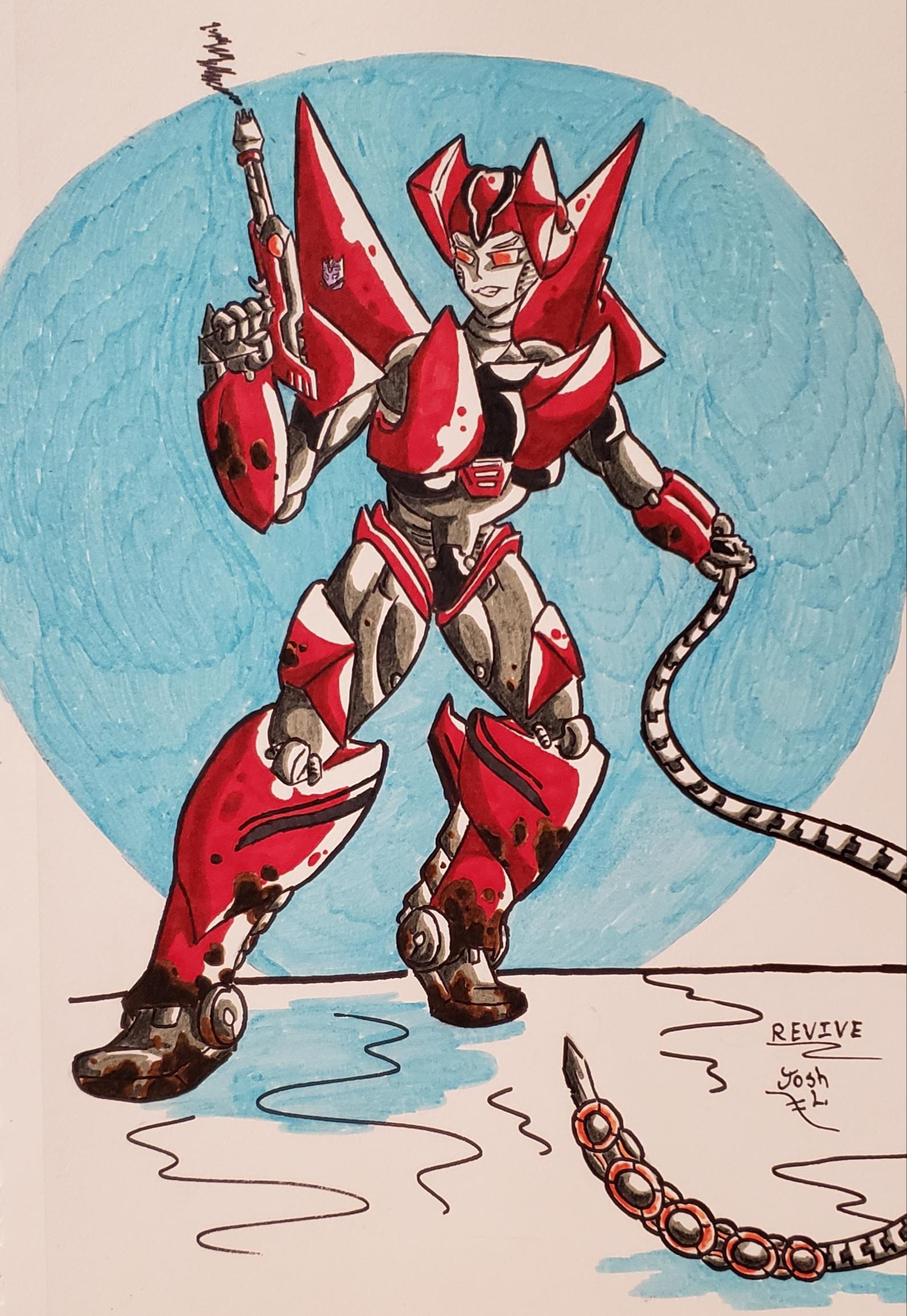 Revive, a decepticon field medic by yours truly r/transformers