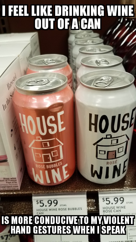Canned wine at ABC Liquor store r/IASIP