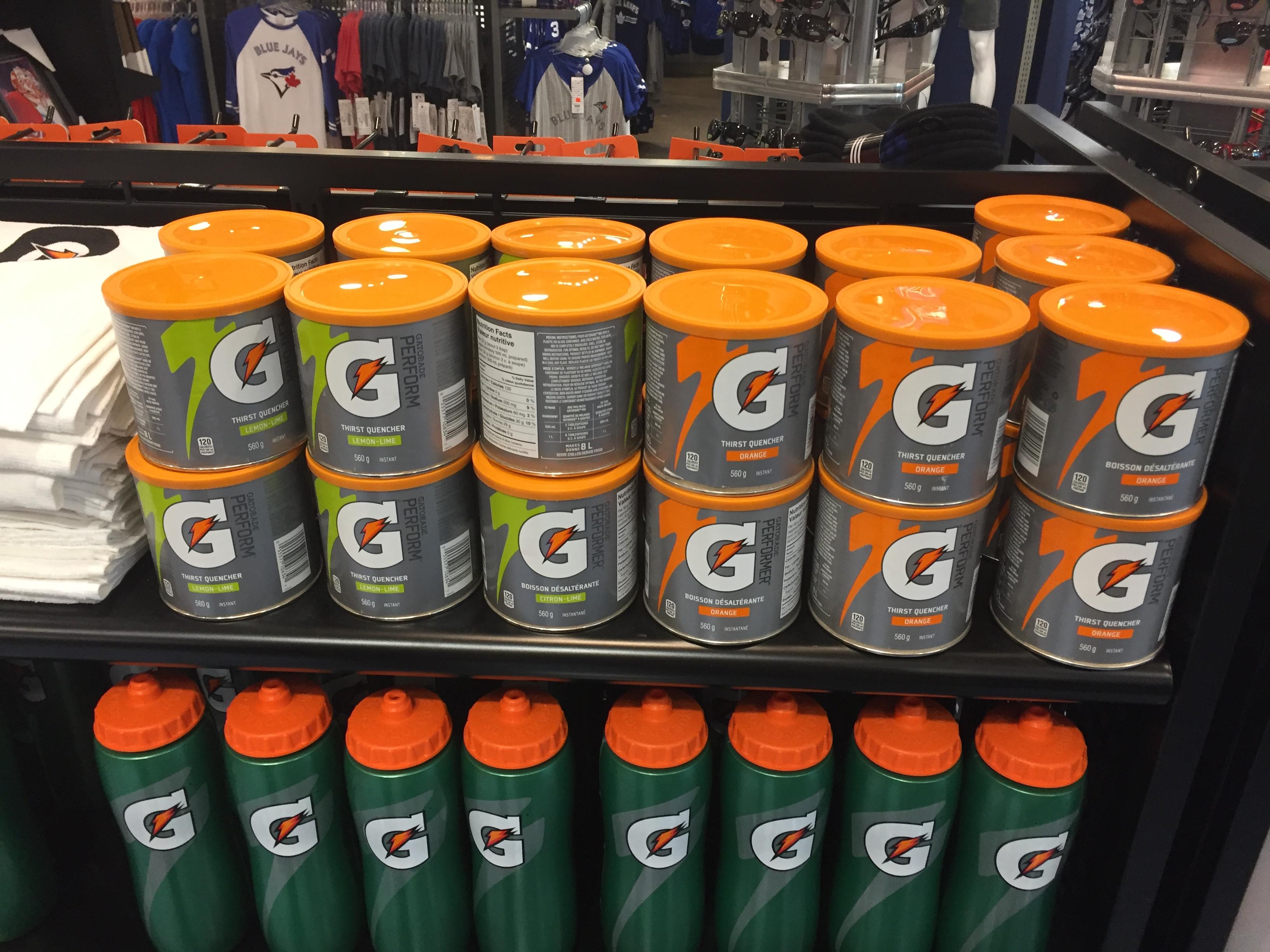 Gatorade powder available at National Sports at Fanshawe Park and