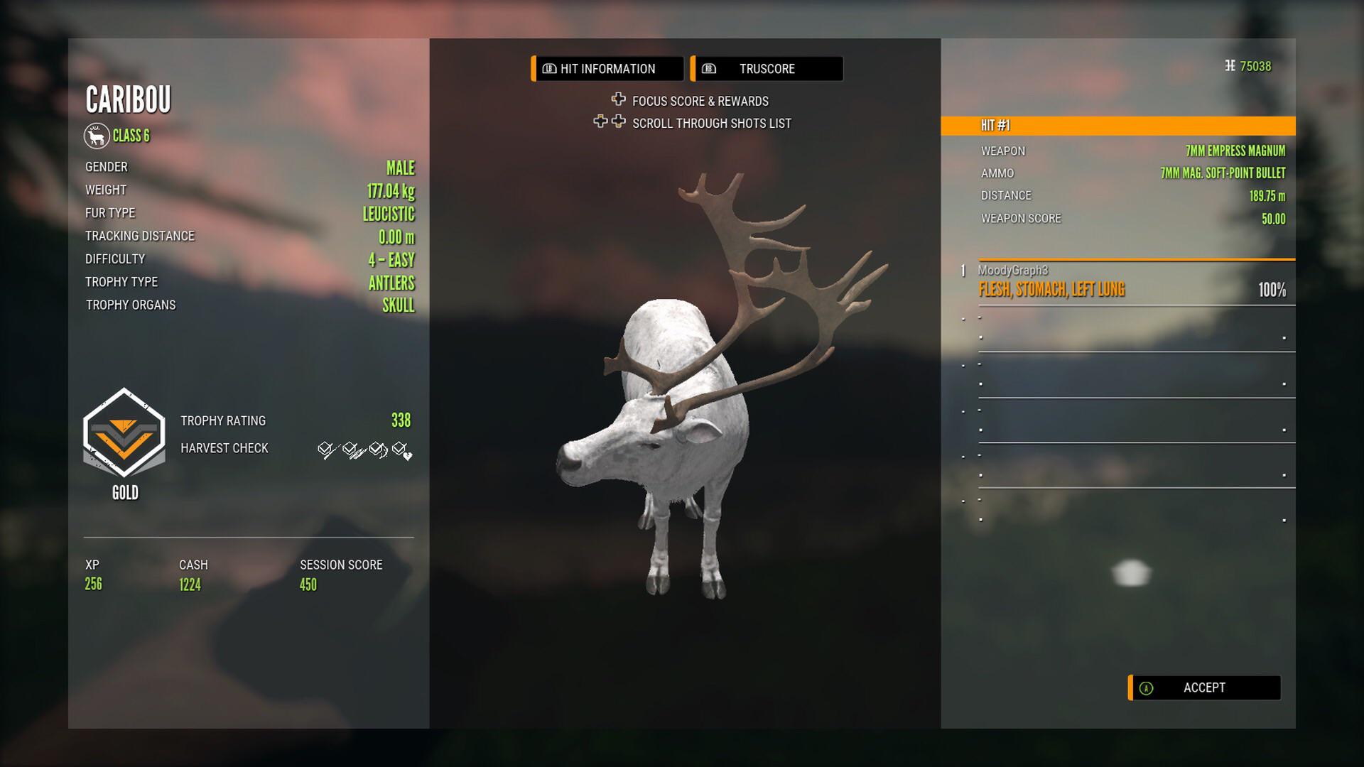 I just got a diamond caribou yesterday and now this r/theHunter