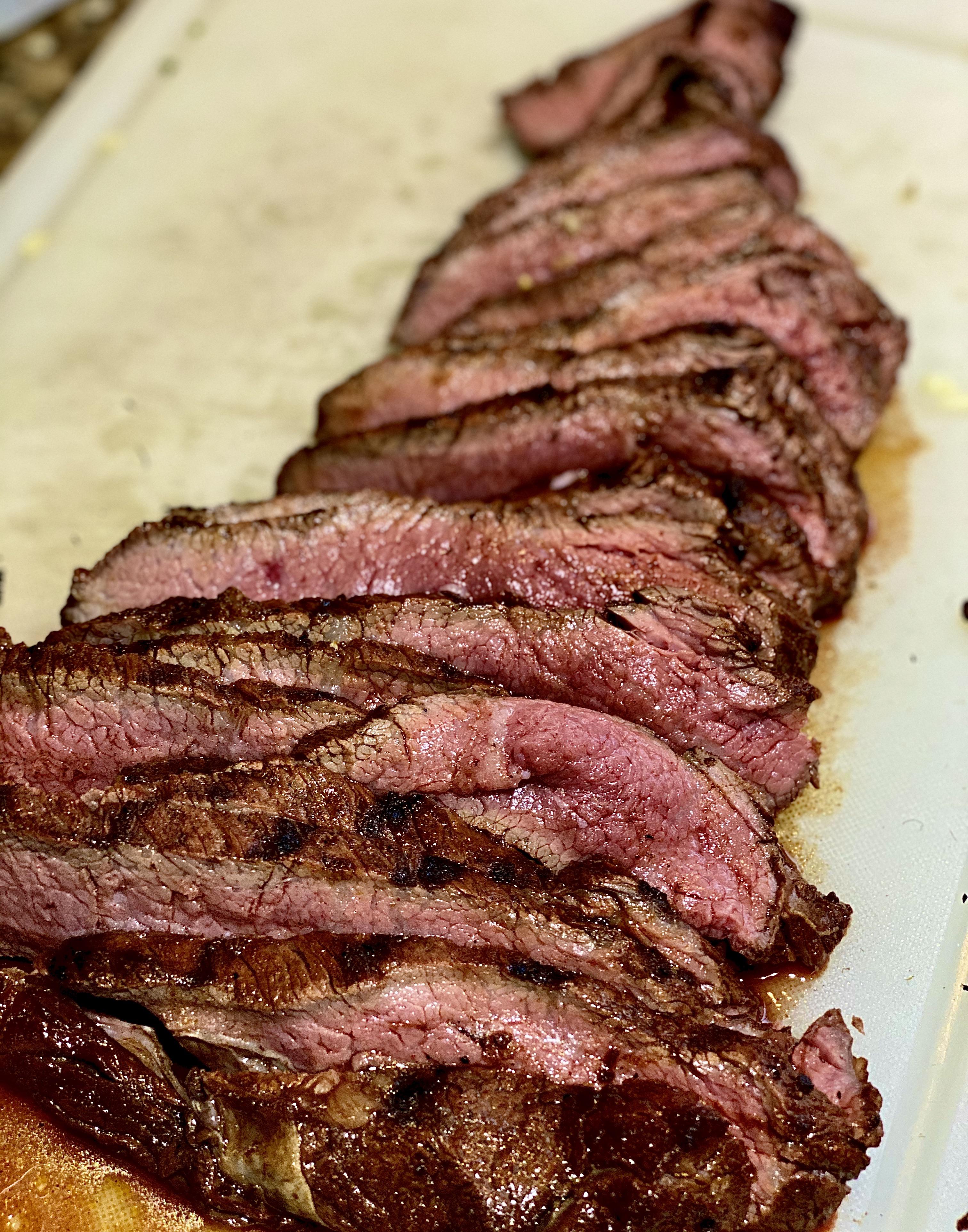 California Brisket (tri tip) Medium Rare Perfection r/BBQ