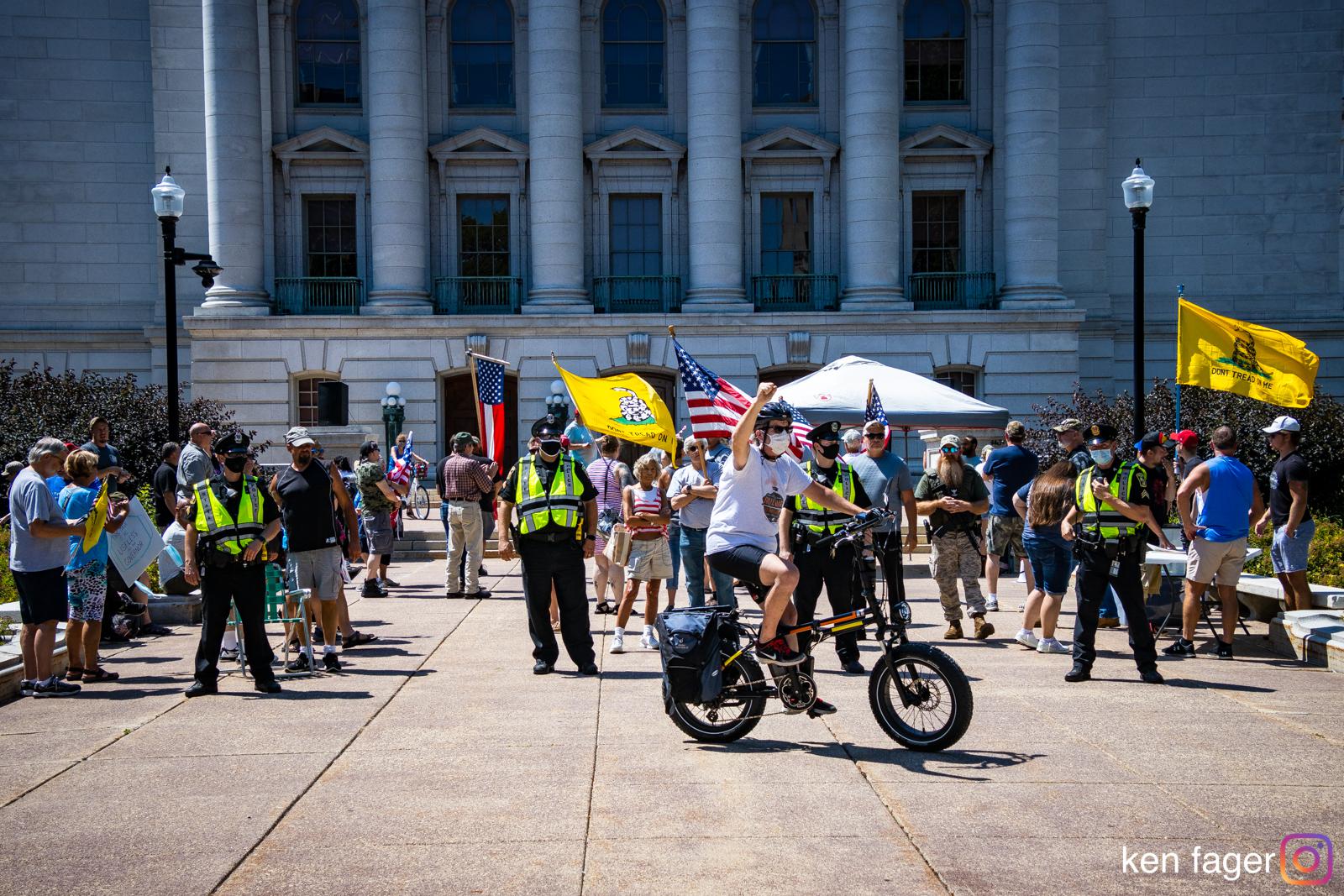 Photos from the Wisconsin Freedom Rally on Aug. 8, 2020 📸 Galleries in