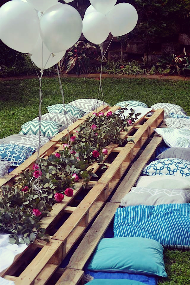 My boho picnic baby shower last weekend r/BabyBumps