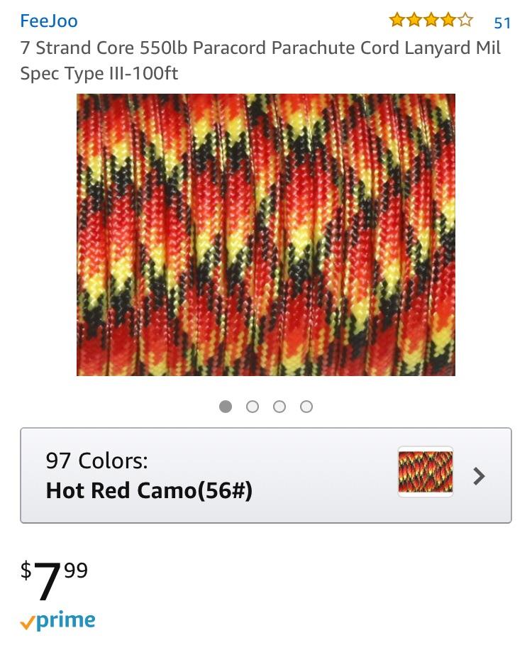 Heard we were talking about good prices on paracord r/paracord