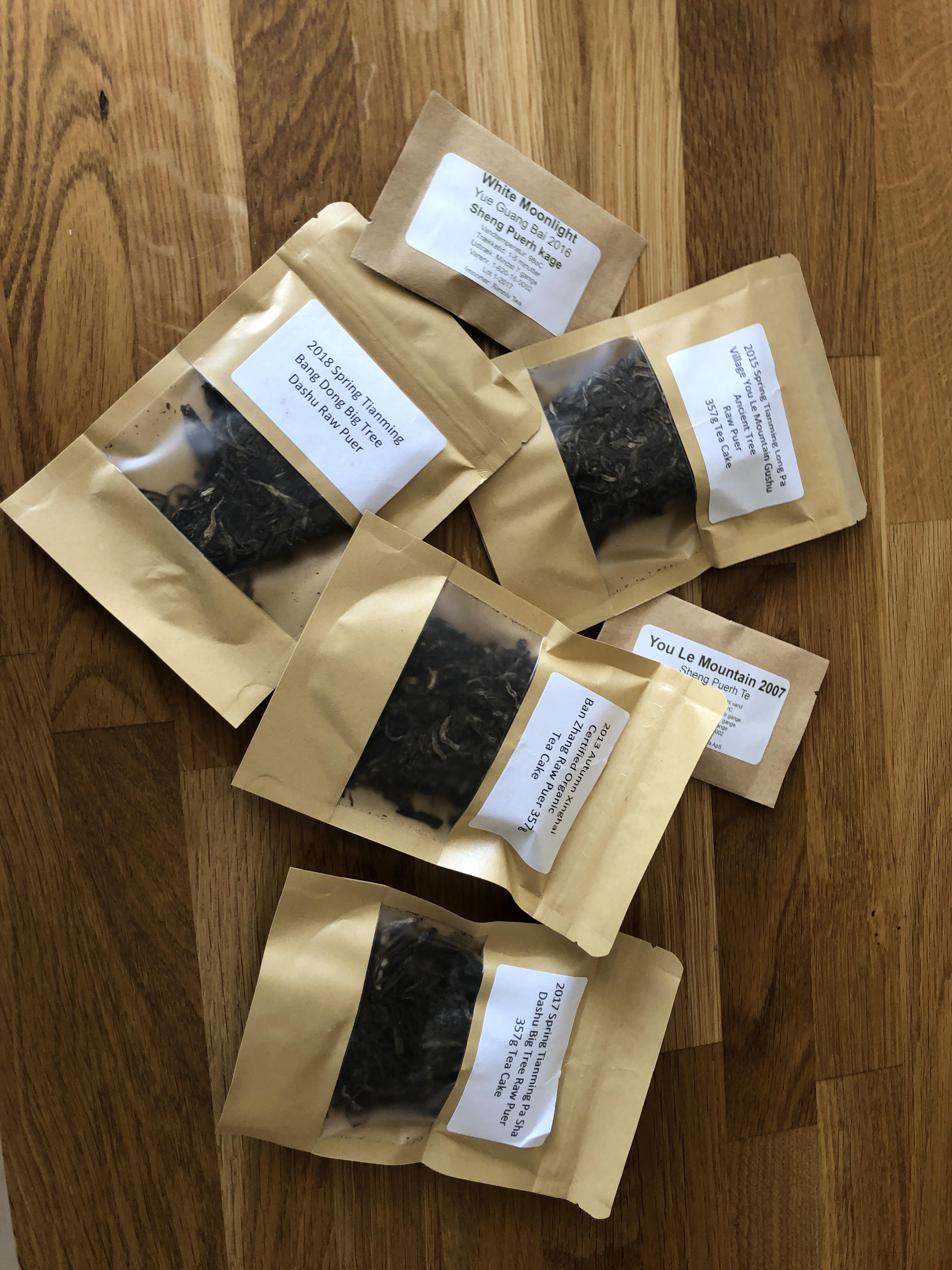 Pu’er tea sample packing/storage r/tea
