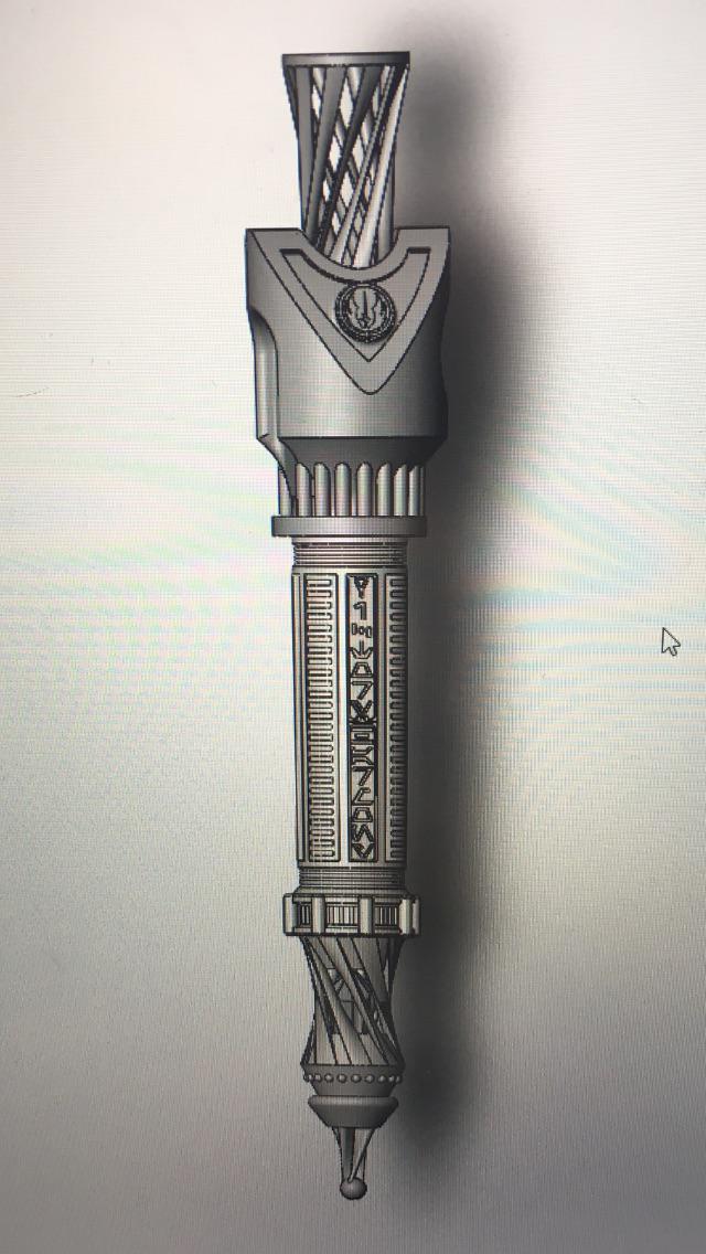Currently in the process of designing my own Grey Jedi lightsaber