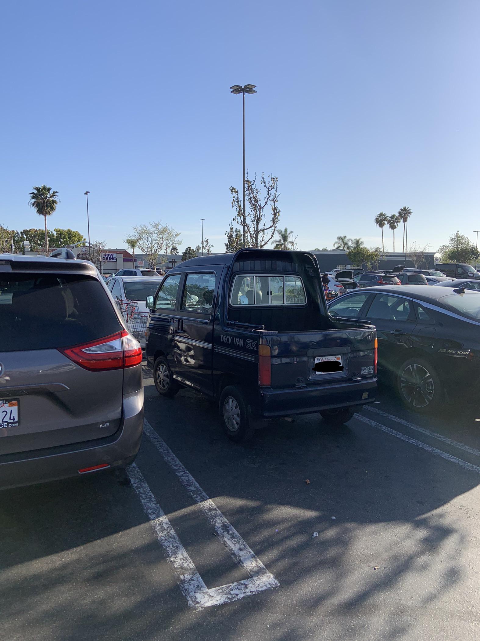 Saw this today at Costco! RHD Hijet Deck Van JDM