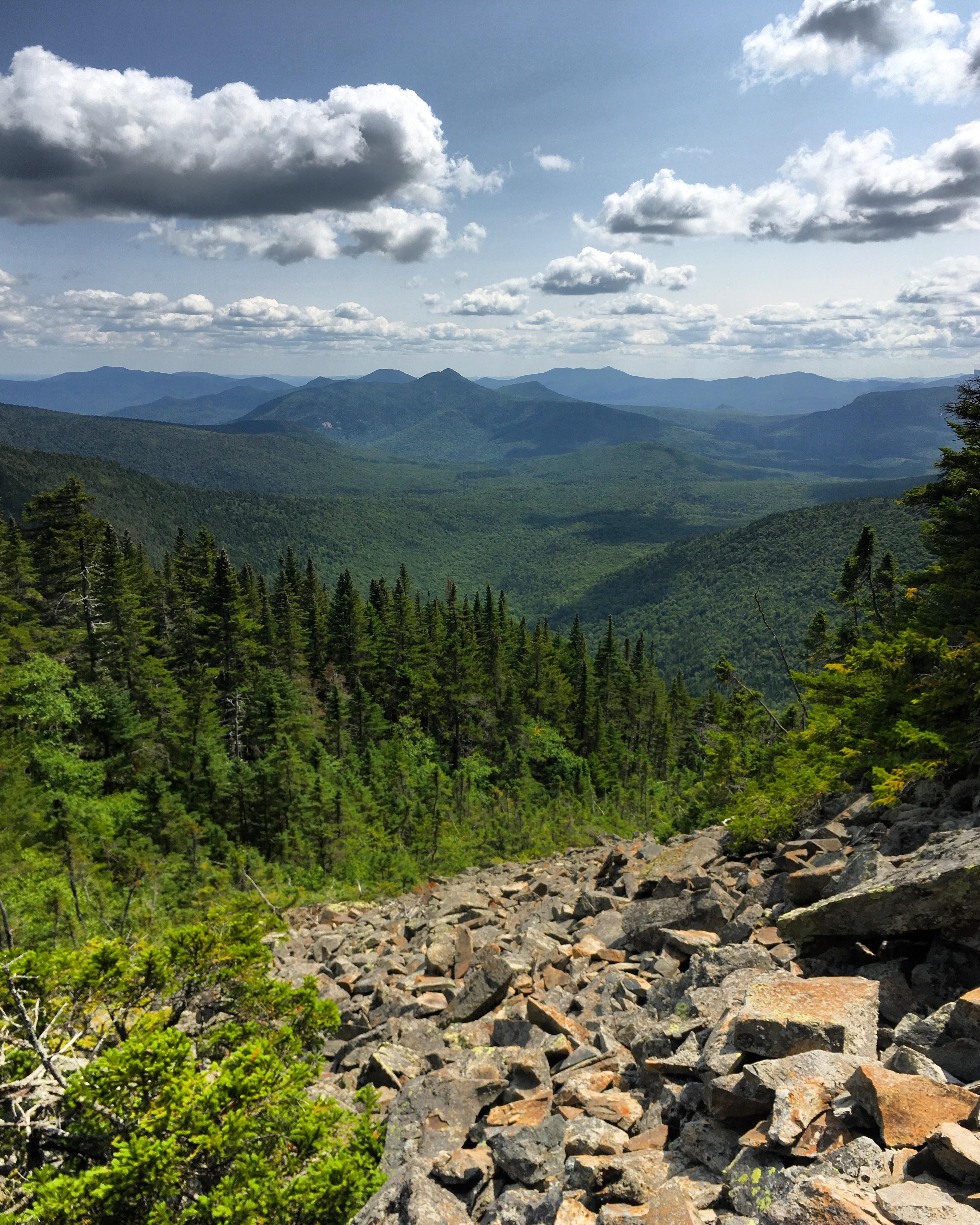 Standing atop the rock slide on Vose Spur, New Hampshire r/hiking