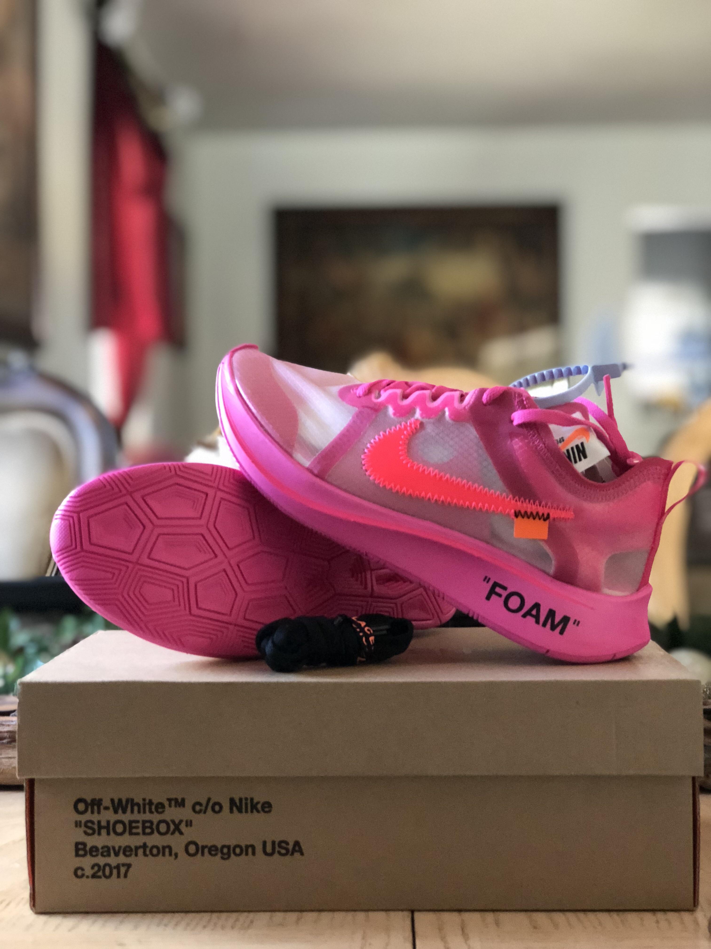 [FS] Nike x OffWhite “Pink Tulip” Zoom Fly SP Size 5 r/sneakermarket