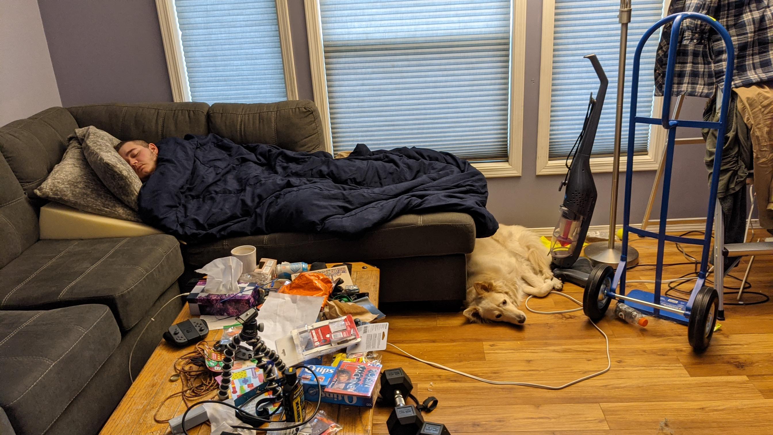 I'M Sick And My Dog Won'T Leave My Side