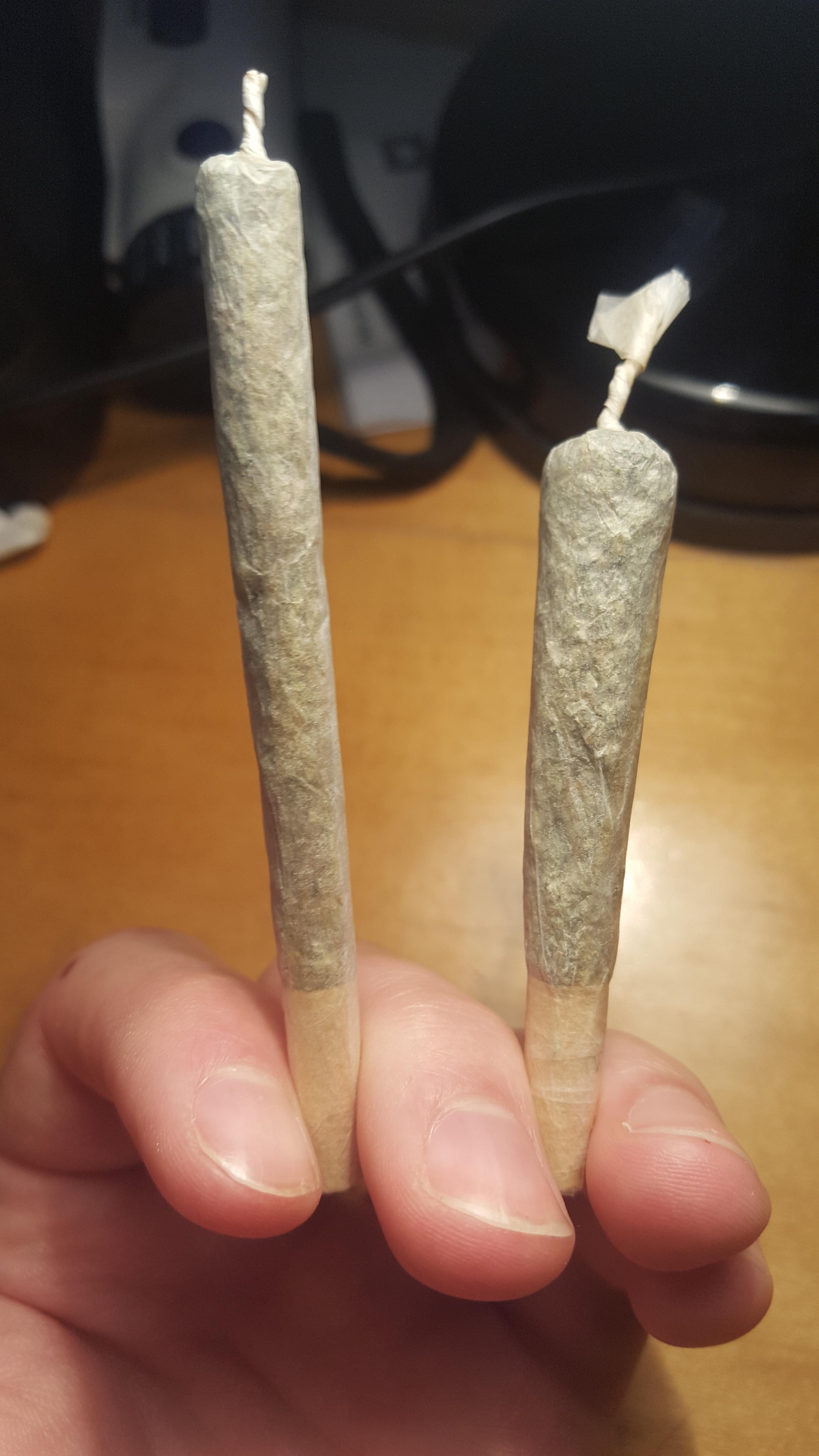 2nd (left) and 3rd (right) attempts at rolling ever so go easy ) Do