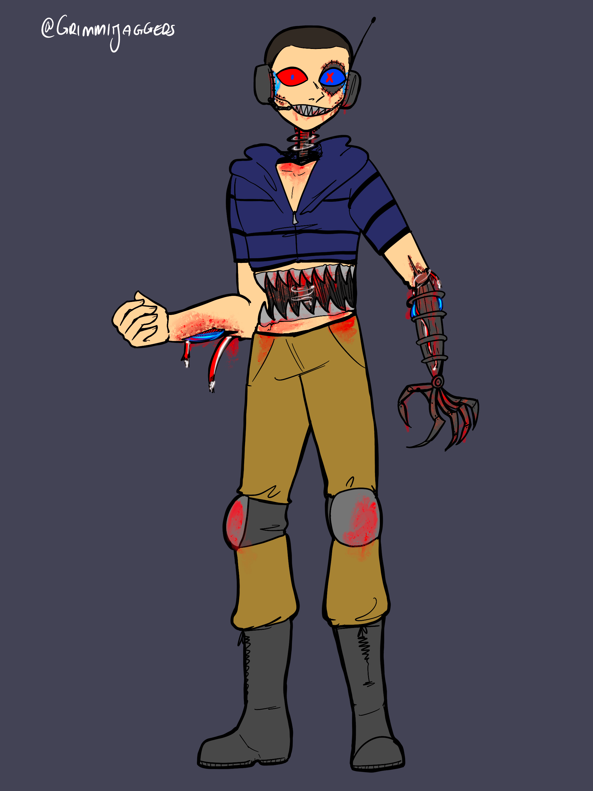 DreamSMP Monster Day 25 Jack Manifold I let out my inner fnaf