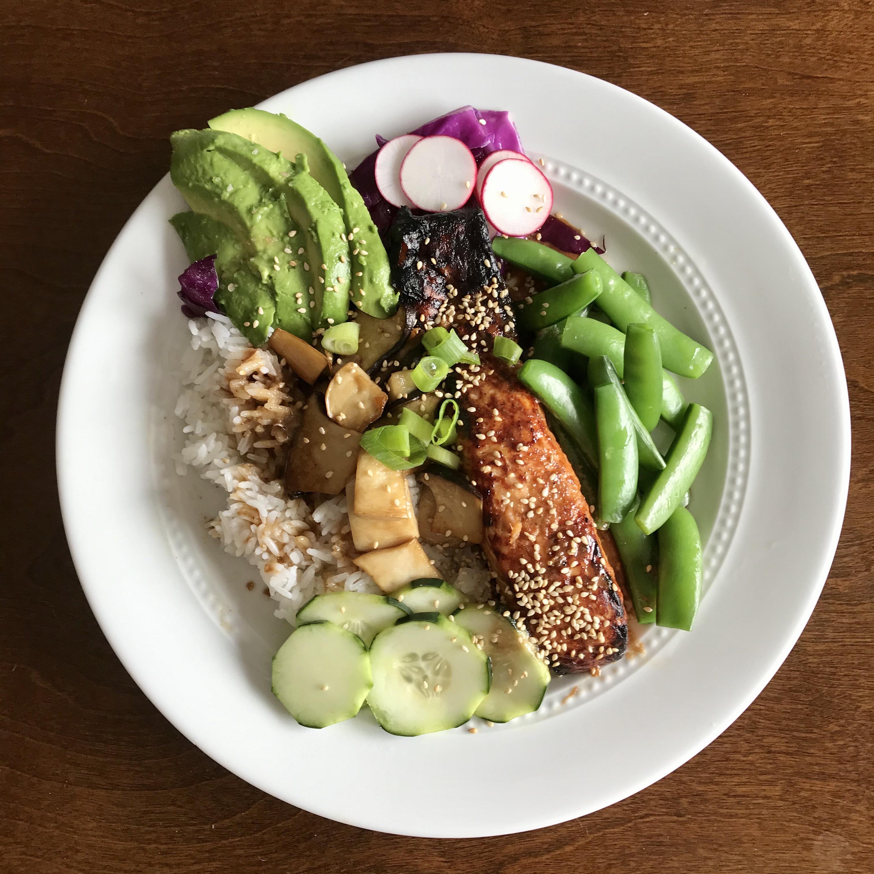 Salmon Zen Bowl r/HealthyFood
