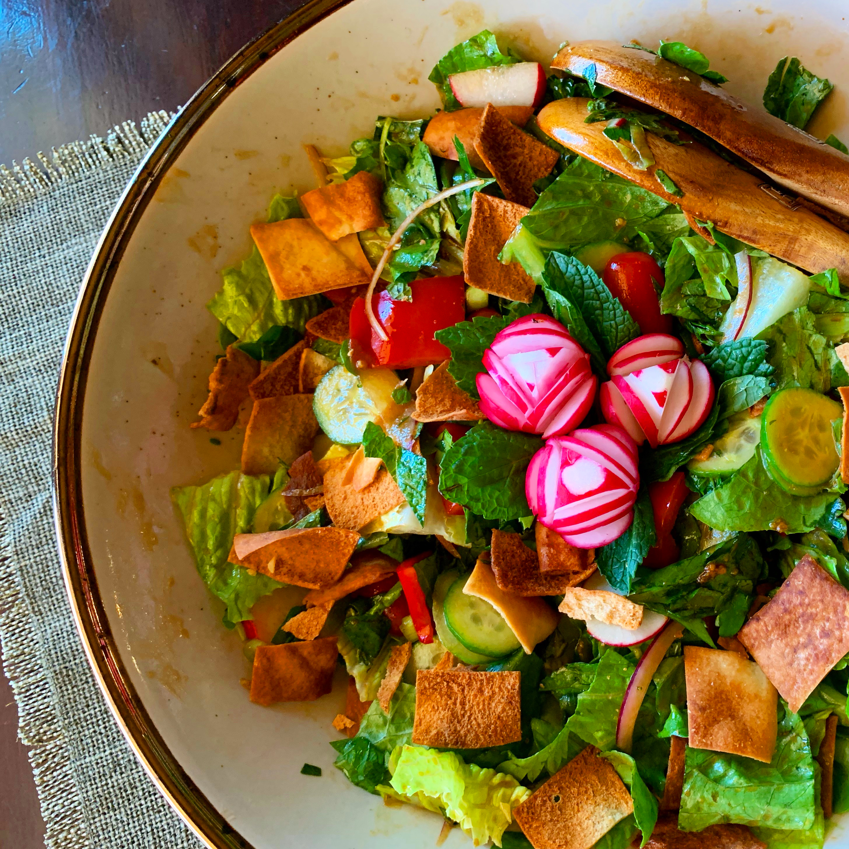 [homemade] Fattoush Salad r/recipes