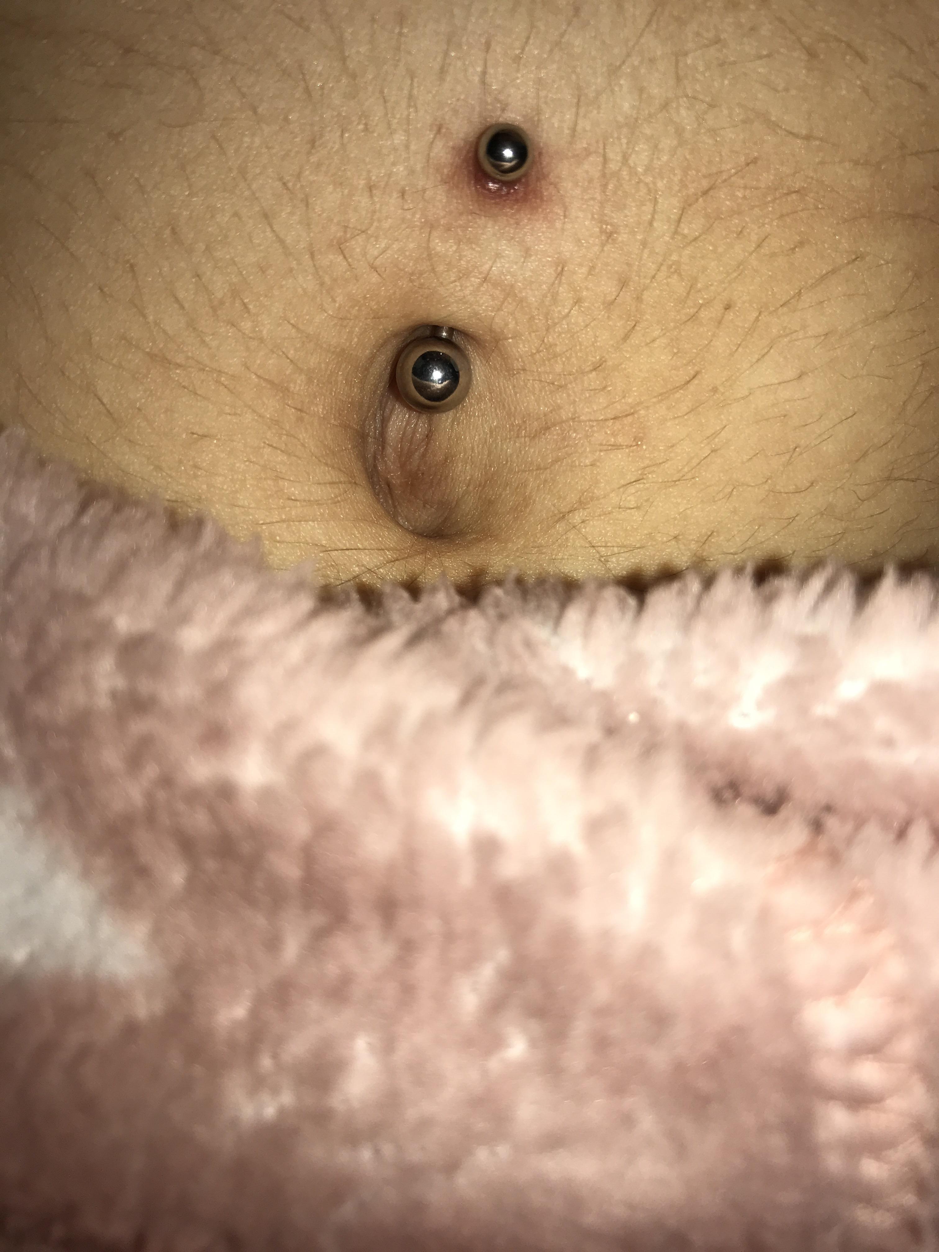 Got my belly button pierced about a month ago. Is it