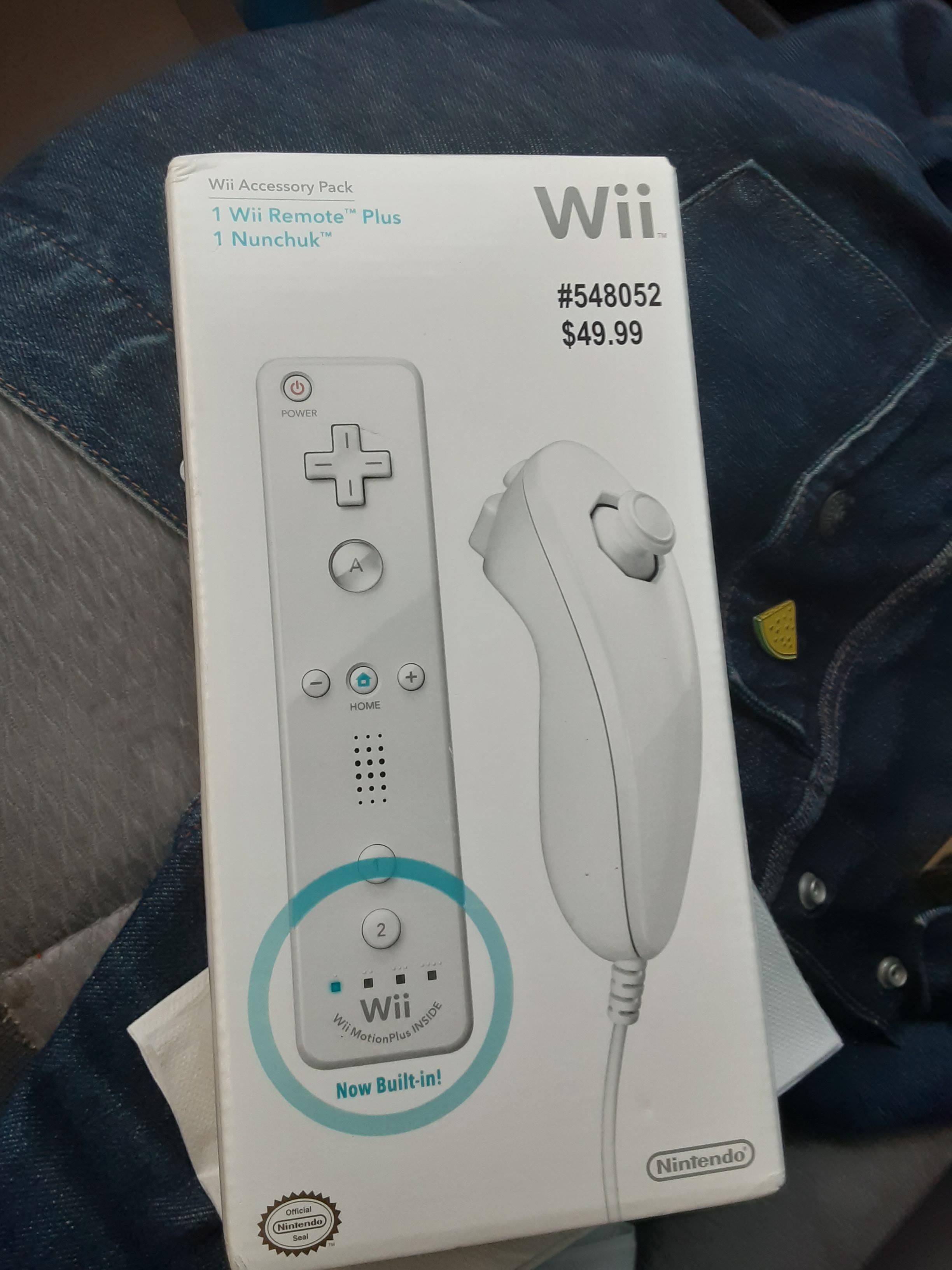 Excited to add a sealed white MotionPlus Accessory Pack to my