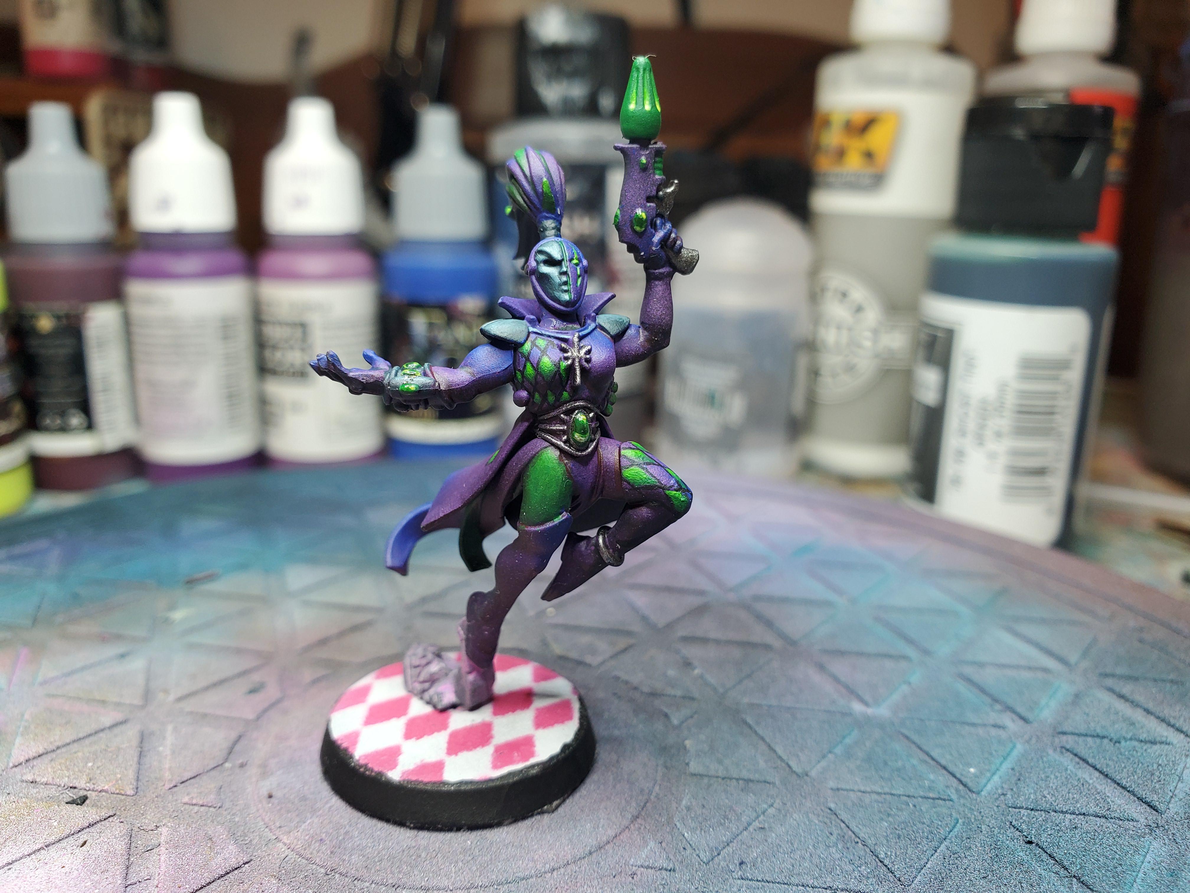 One more harlequin finished Warhammer40k