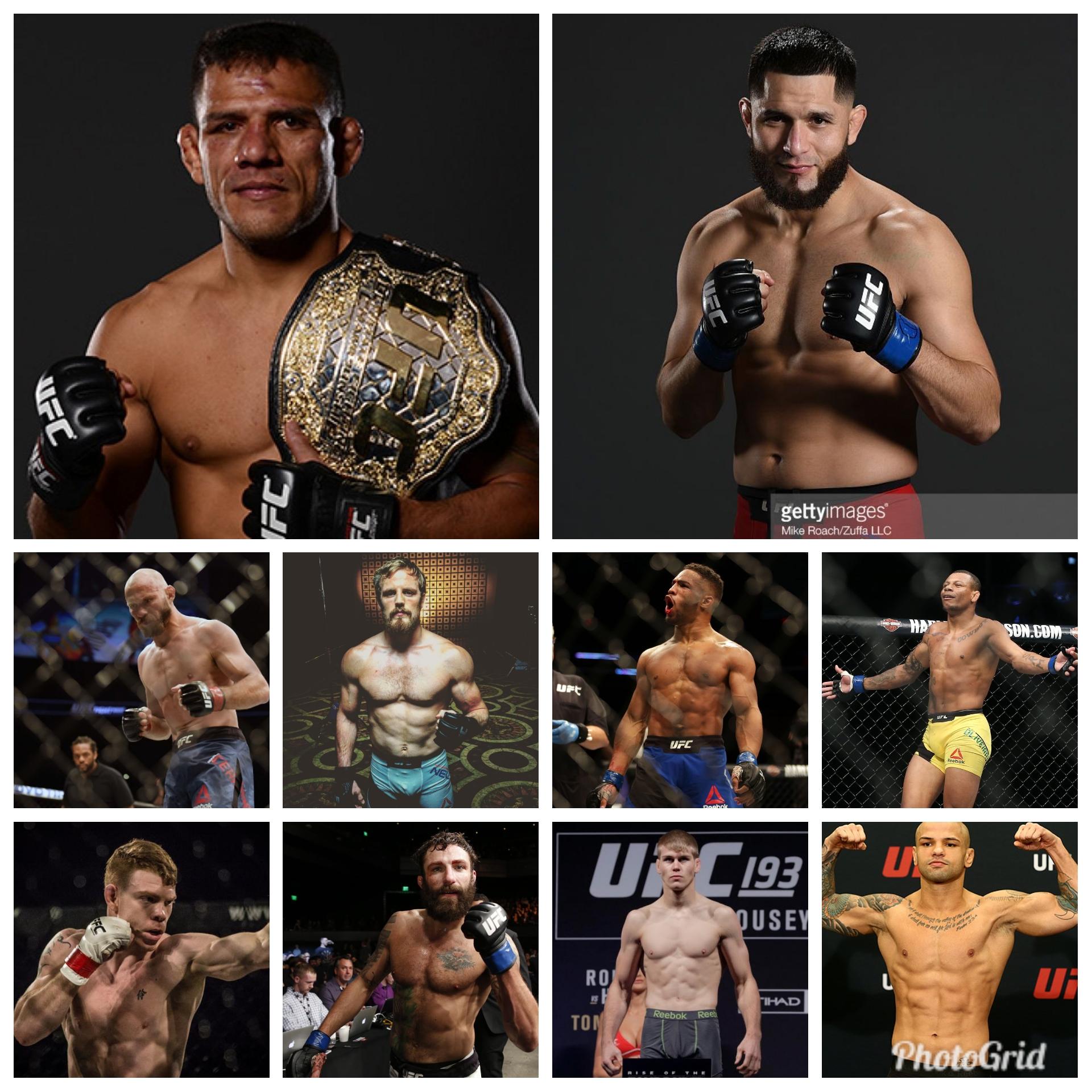 The 165 lbs Weight Class r/MMA