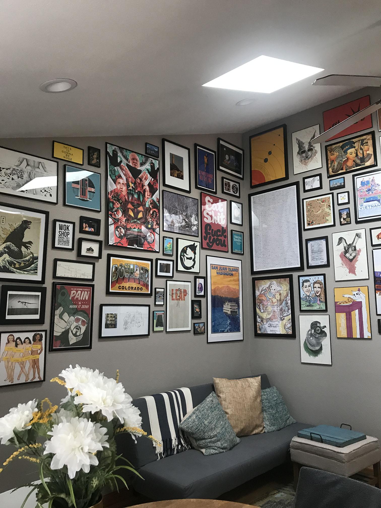 our poster wall is legit r/pics