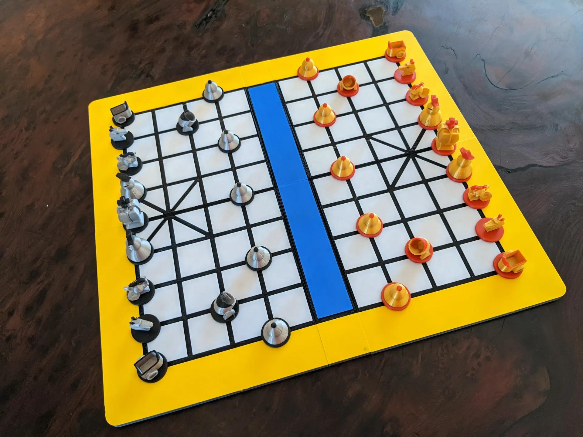 Xiangqi / Chinese Chess Complete set, westernstyle pieces OC r