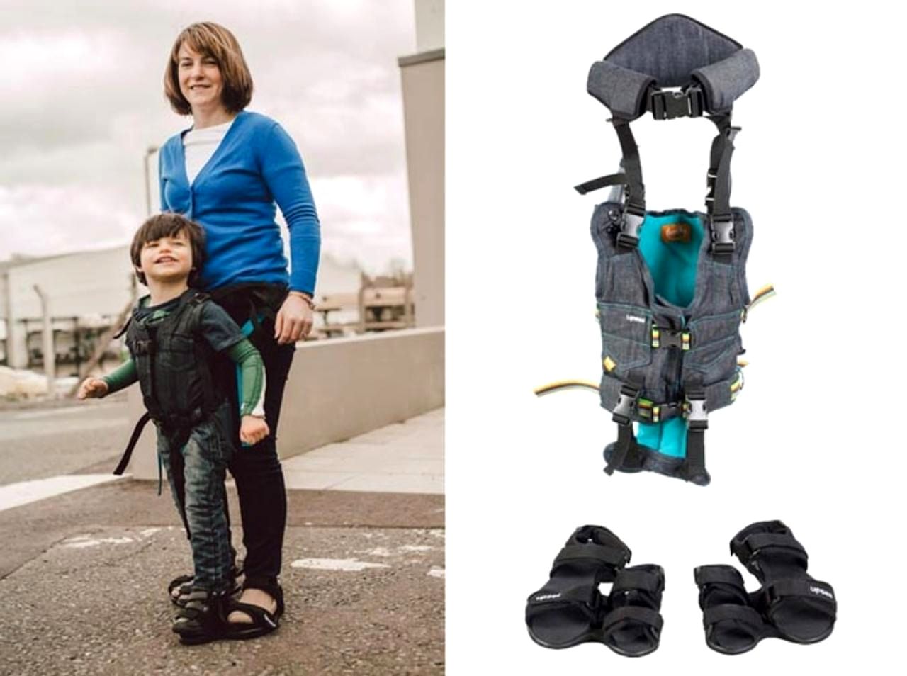 [Image] Debby Elnatan,Mom Of Disabled Son Creates Special Harness That
