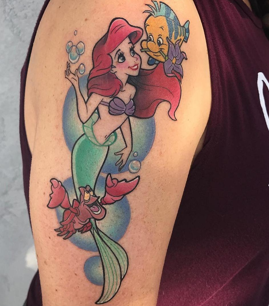 Love my Ariel tattoo disney