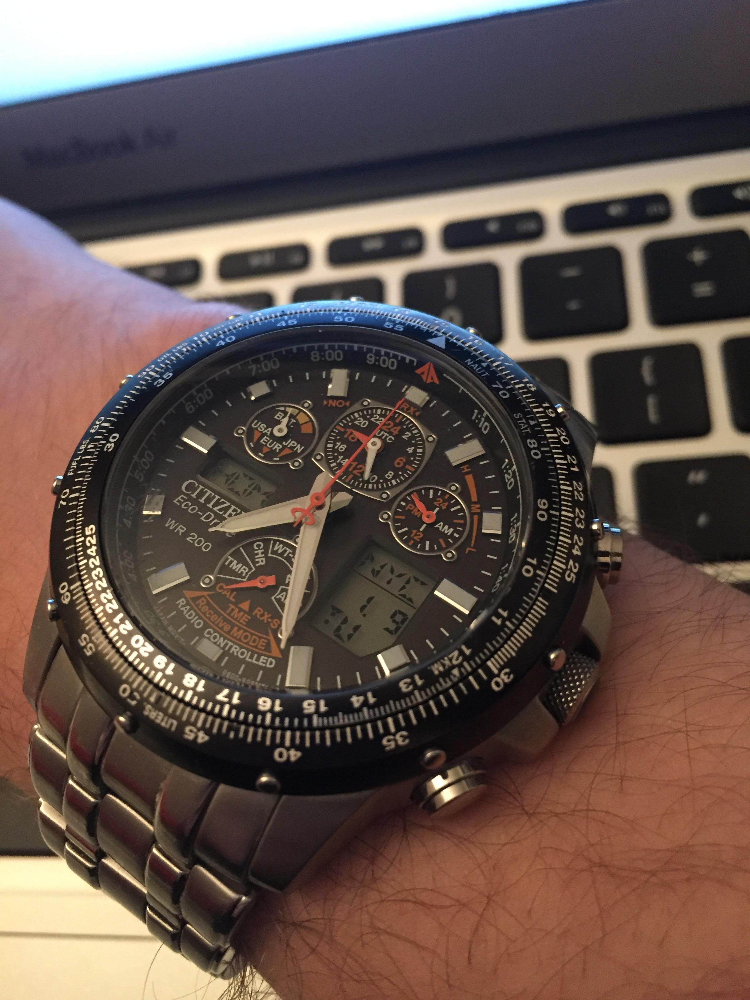 [Citizen Skyhawk AT] It's tough to keep the battery level up during