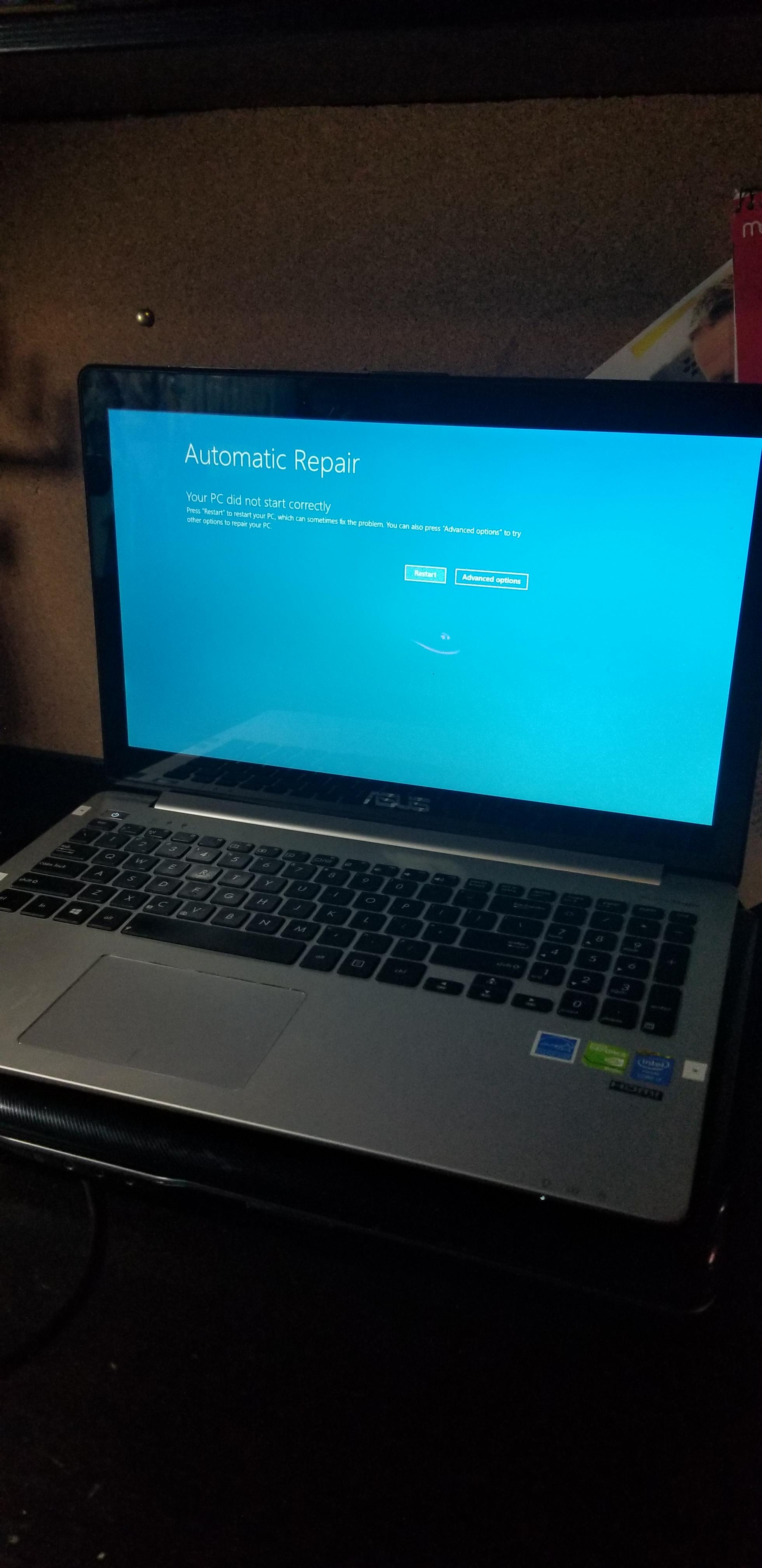 Your PC did not start correctly computer_help