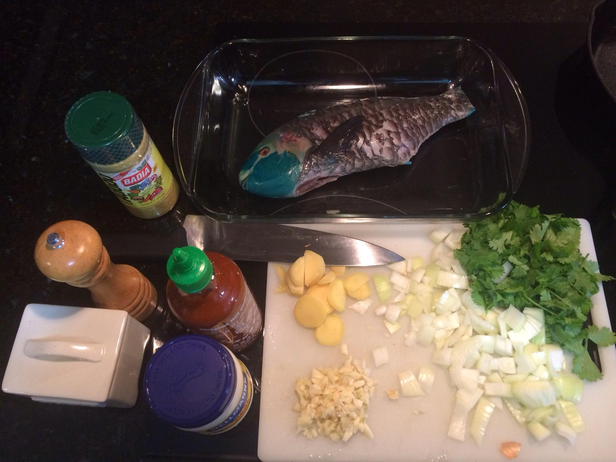 [Homemade] Parrotfish/Uhu r/food