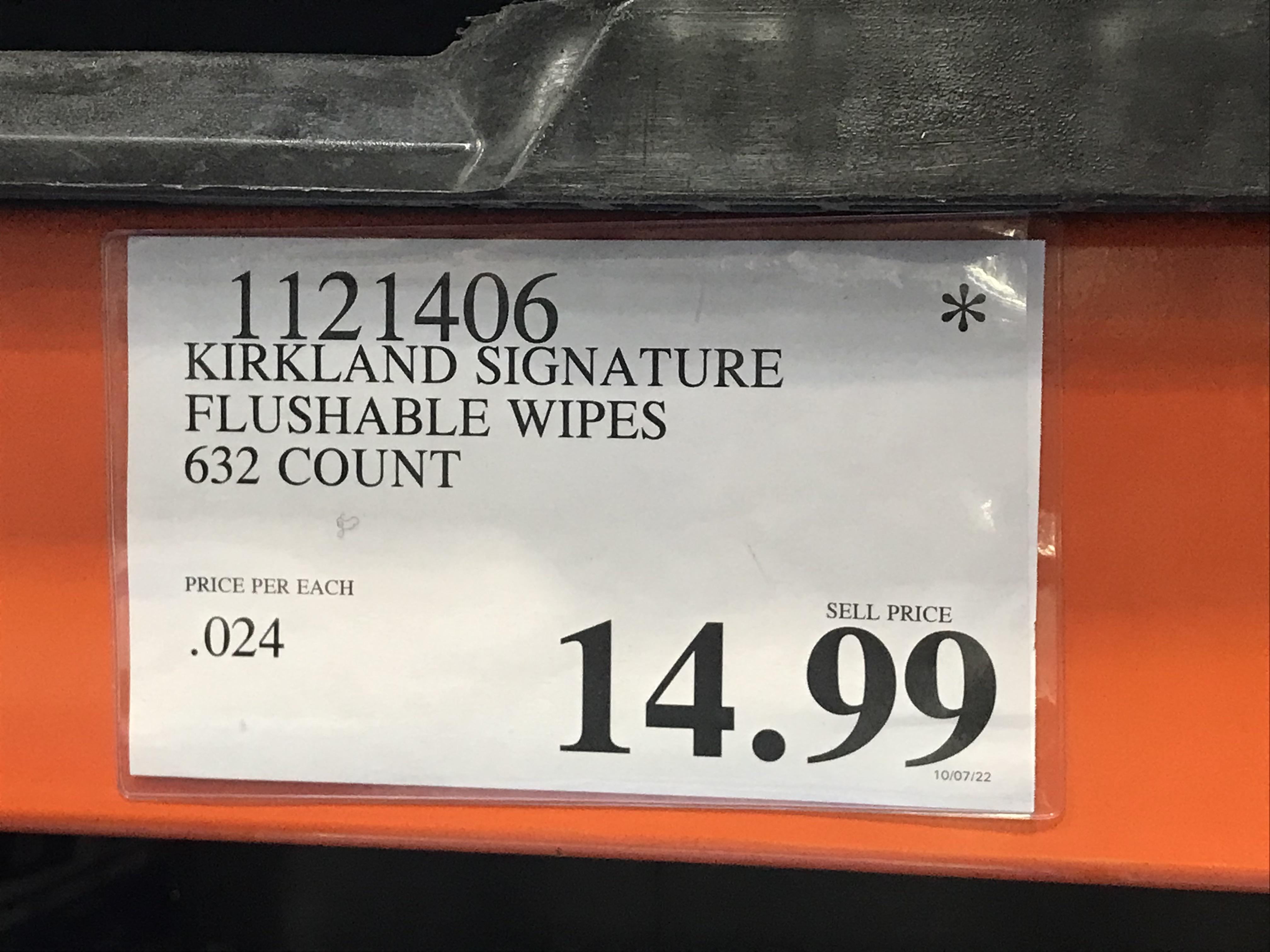 Asterisk Alert on Kirkland Flushable Wipes r/Costco