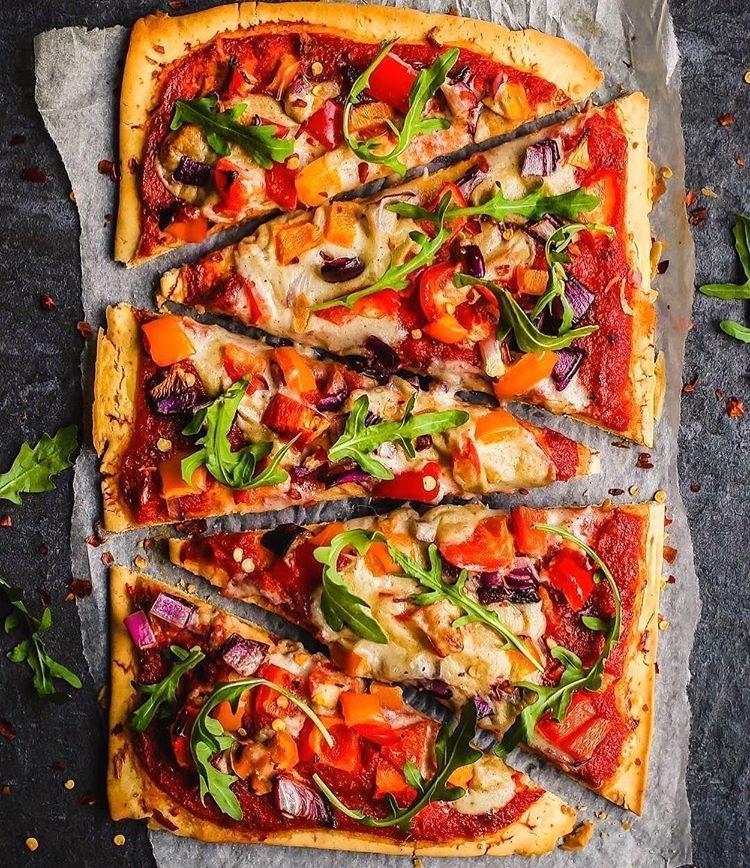 Chickpea Pizza Crust r/AllDeliciousRecipes
