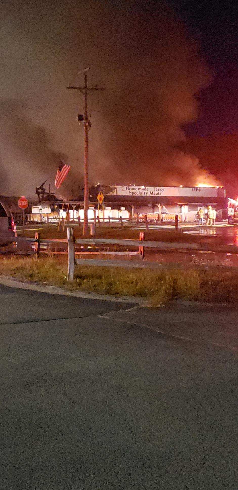Dublin General Store (the jerkey place) burned to the ground last night