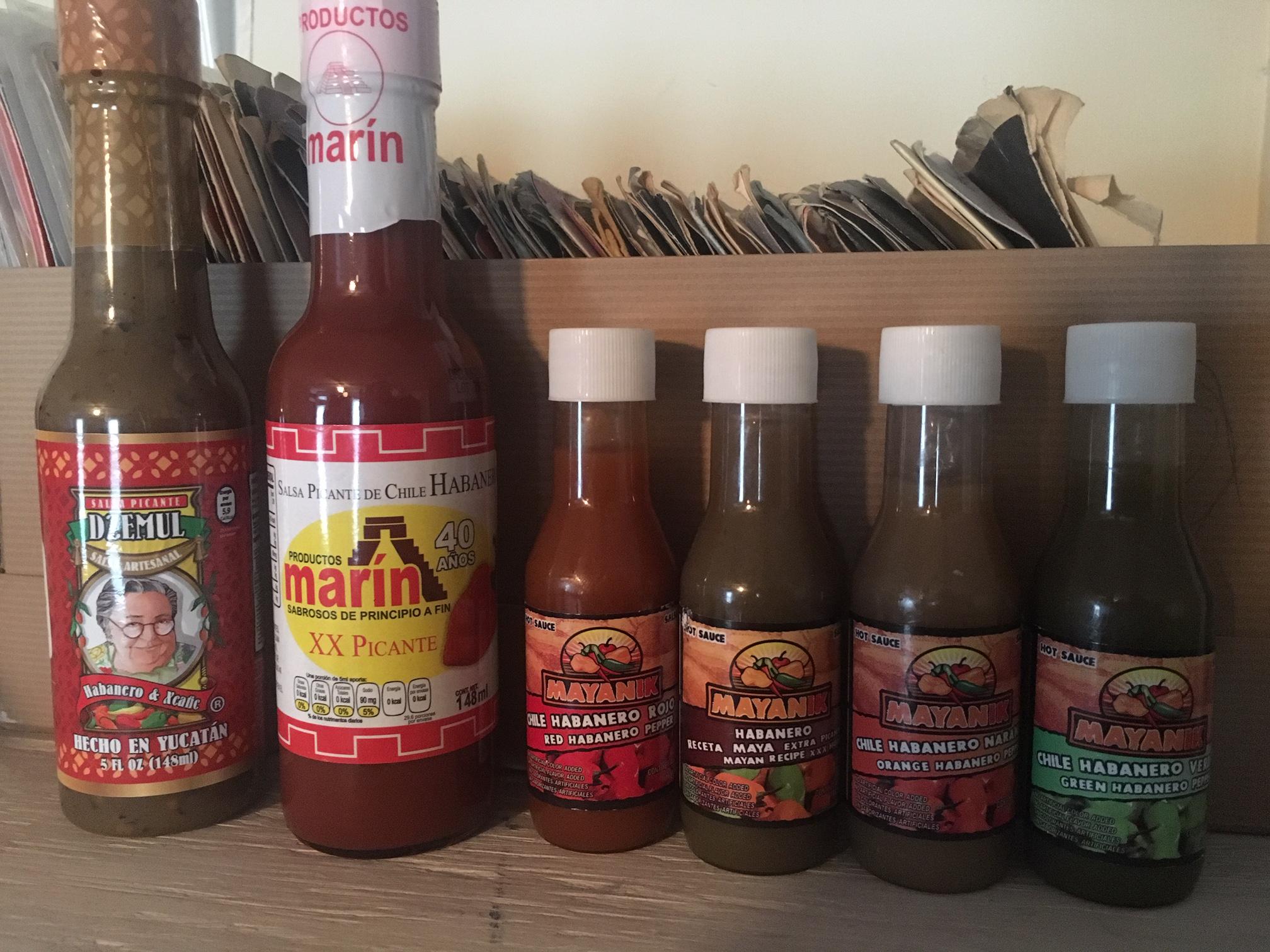 Here are some sauces I picked up on a recent trip to Mexico. Has