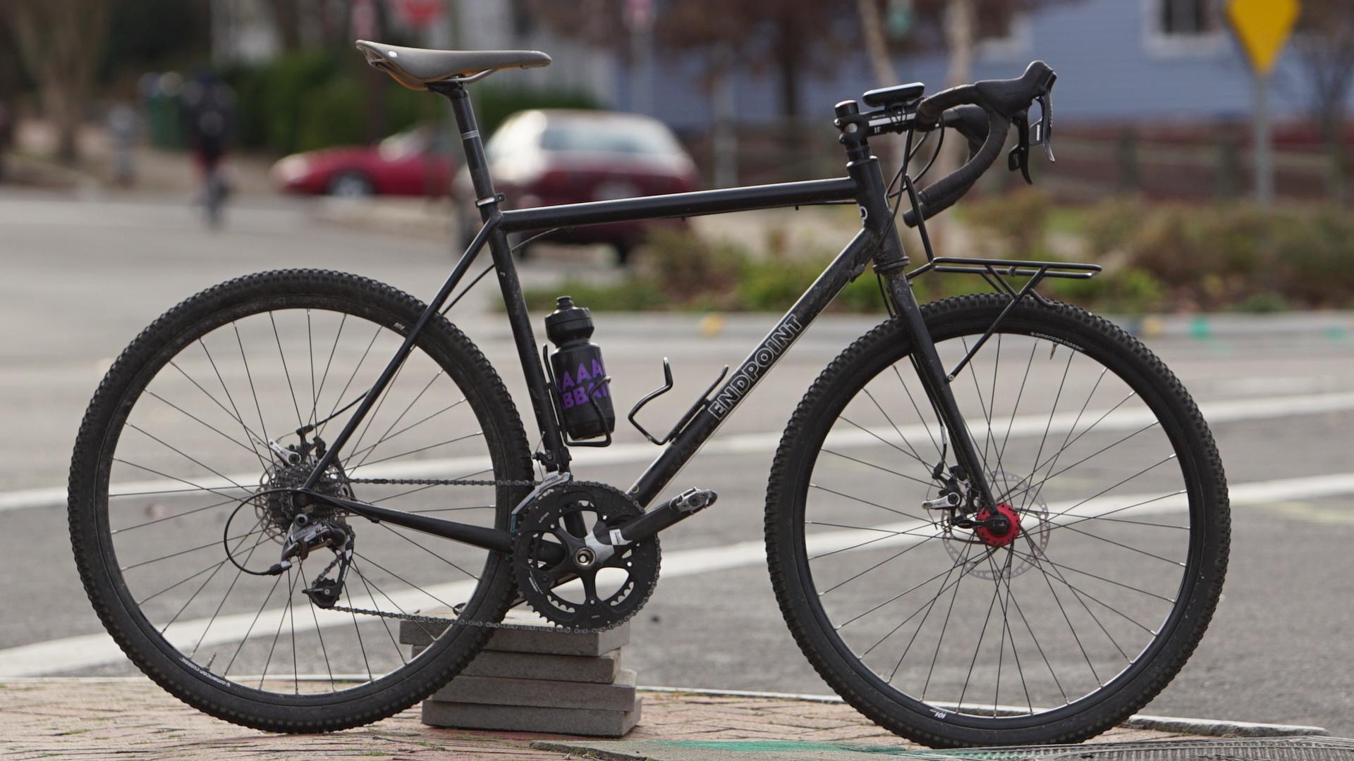 My Endpoint Coffee Grinder in MonsterCross mode cyclocross