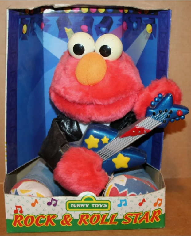 Yes my favorite sesame street toy FUNNY TOYS ROCK & ROLL STAR r