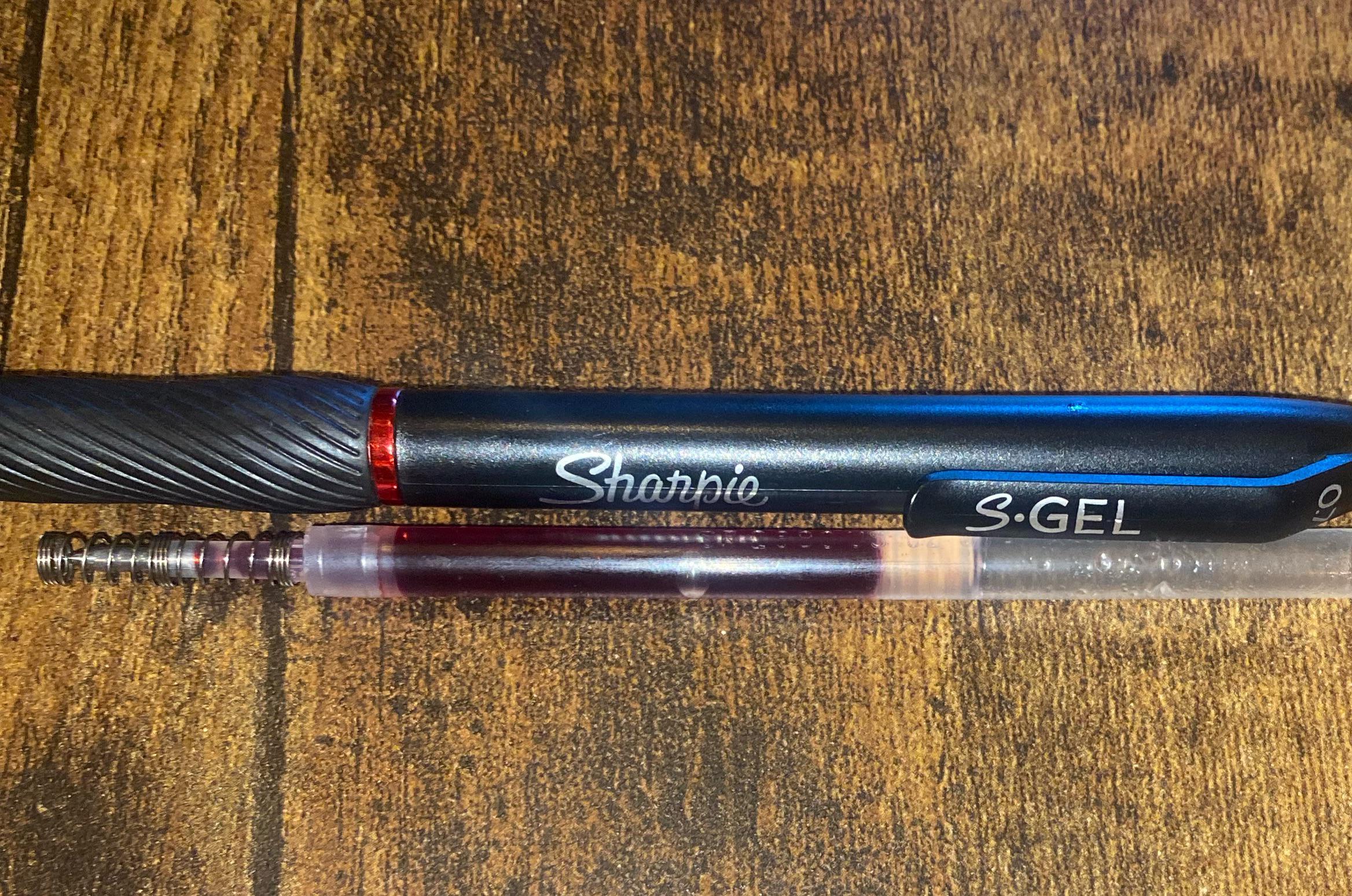 Sharpie pen won’t write, despite having what seems to be a full