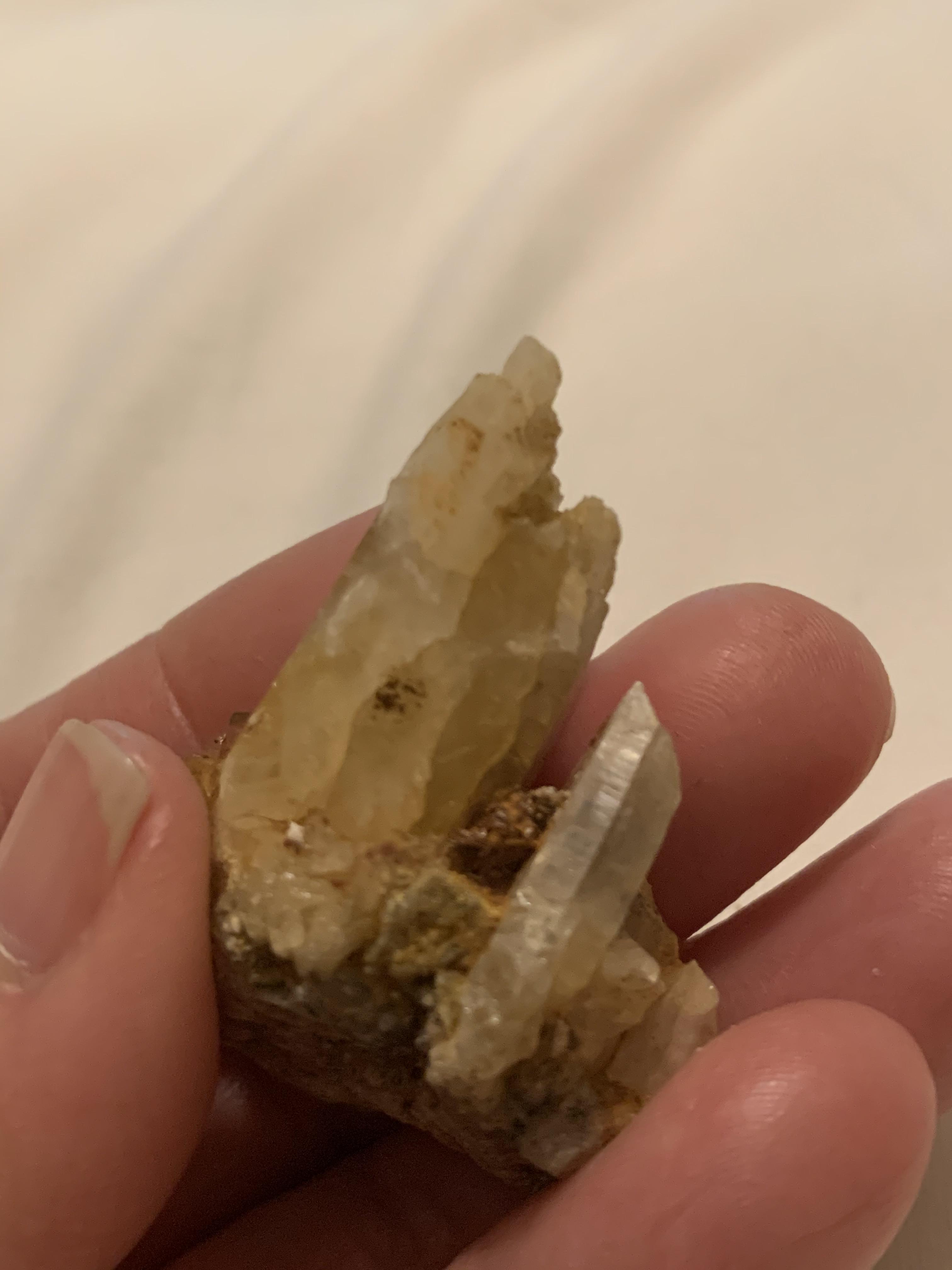 Quartz crystal from Hansen Creek, North Bend WA r/rockhounds
