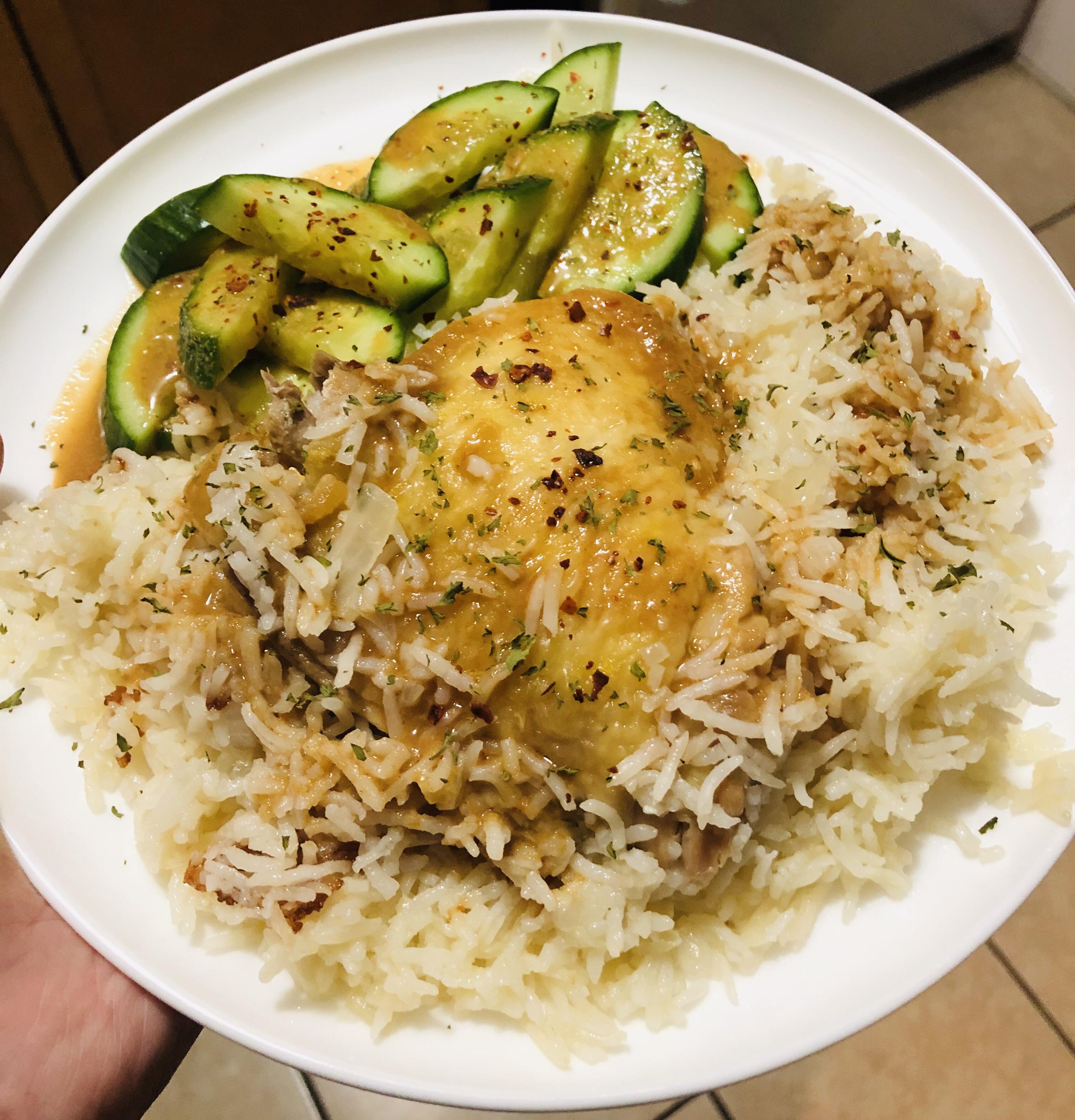 Molly’s OnePot Gingery Chicken and Rice w/ Peanut Sauce r/bon_appetit