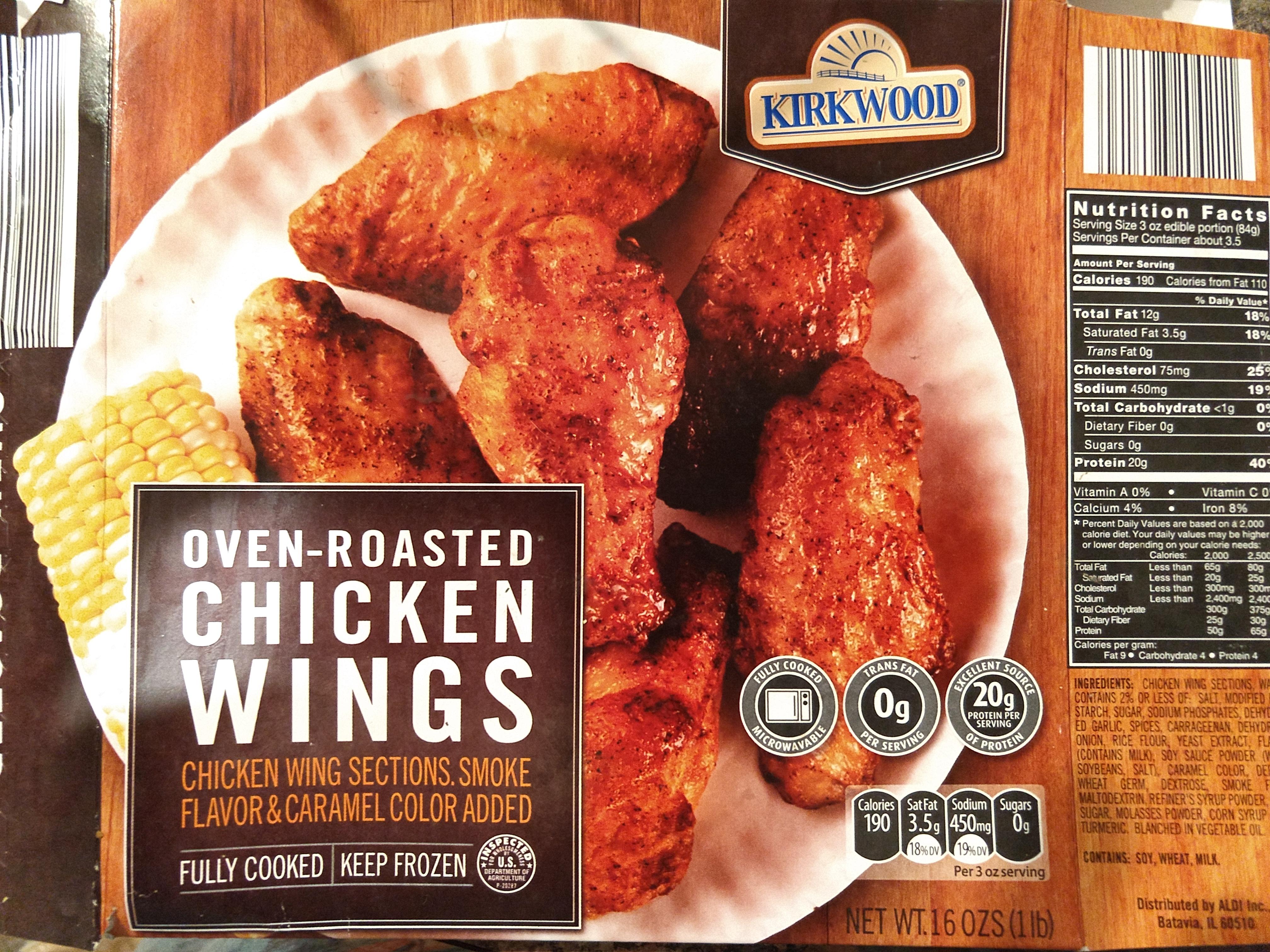 Low sugar flavored wings at Aldi r/FrugalKeto
