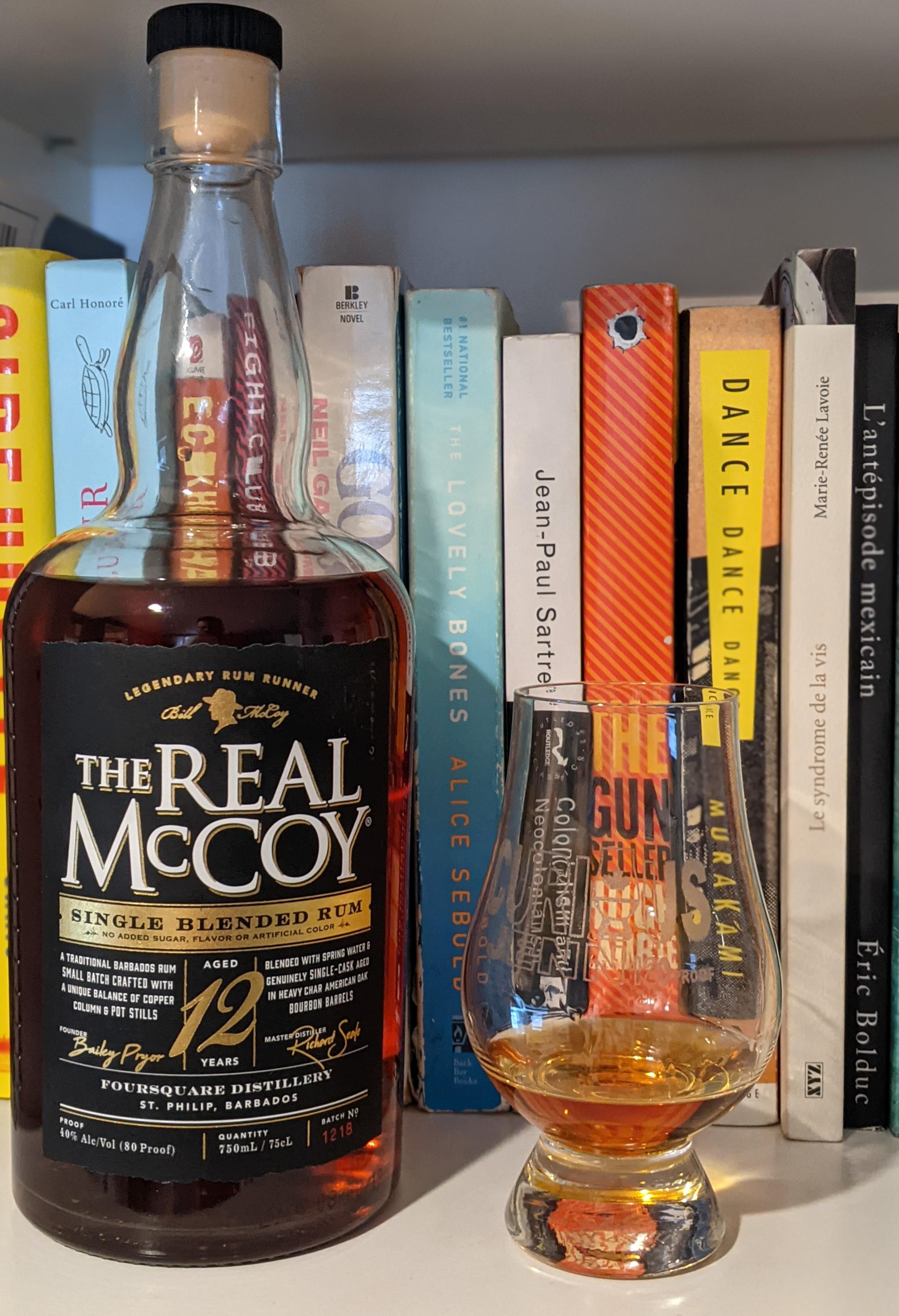 Rum Review 2/Spirits 3 The Real McCoy 12 yrs Single Blended Rum r/rum