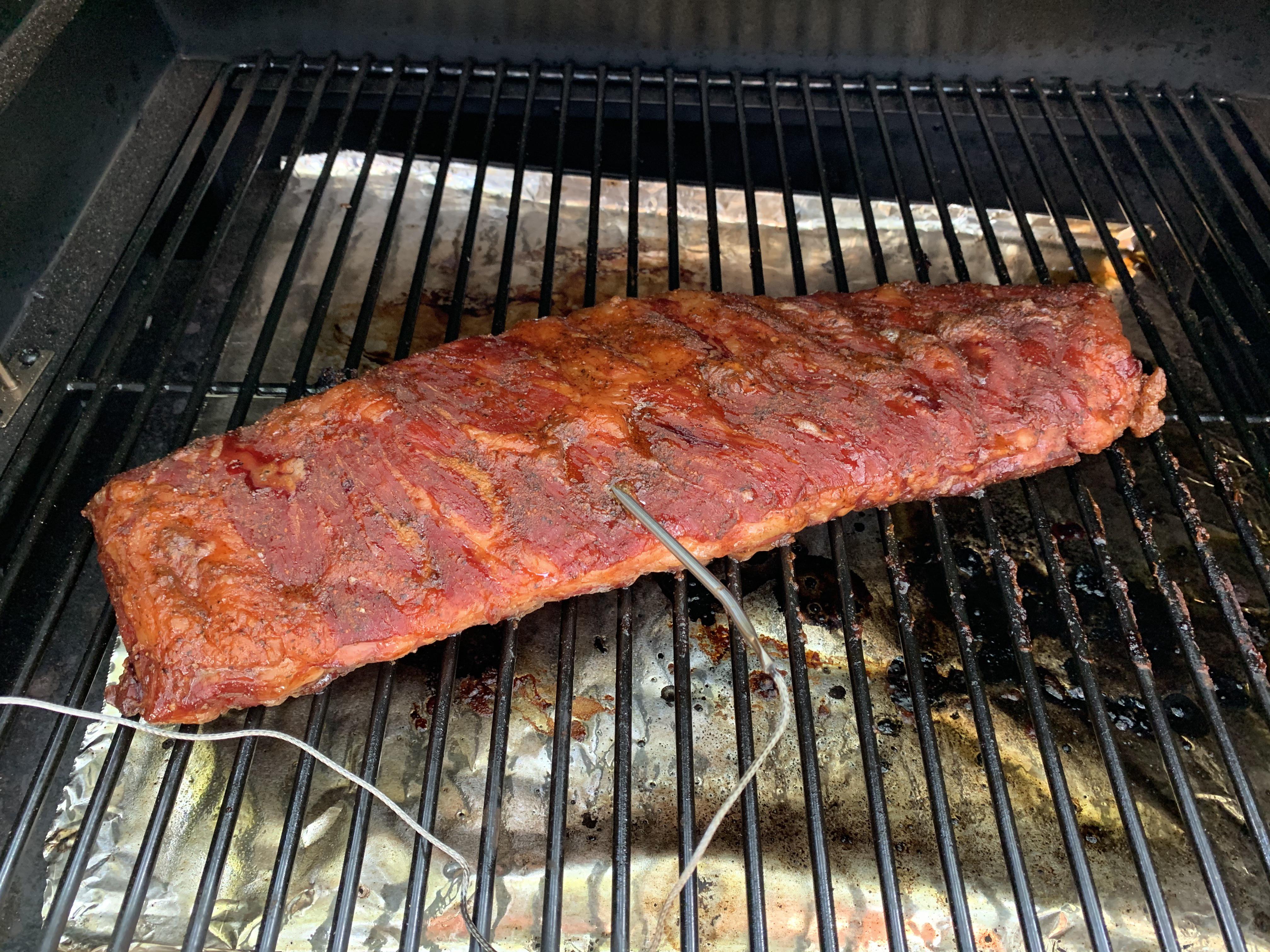 First rack of ribs! I took a super simple approach and these came out